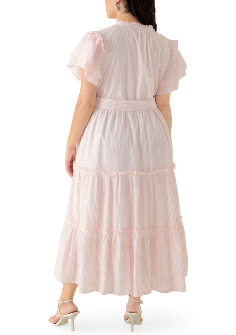 knee length dresses for ladies Autumn Affair Plunge Halter Midi Dress main image 1