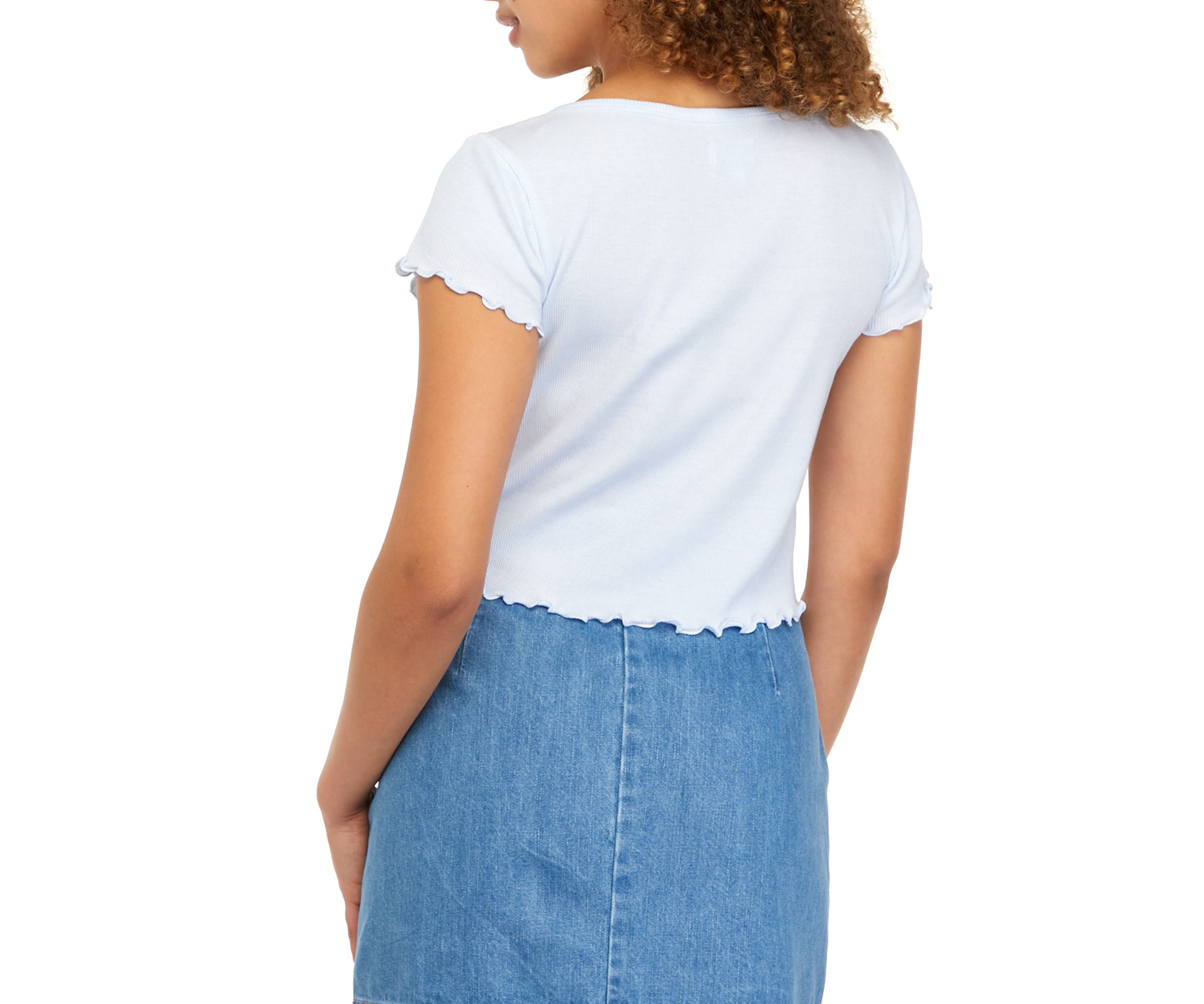 Short Sleeve Henley Top