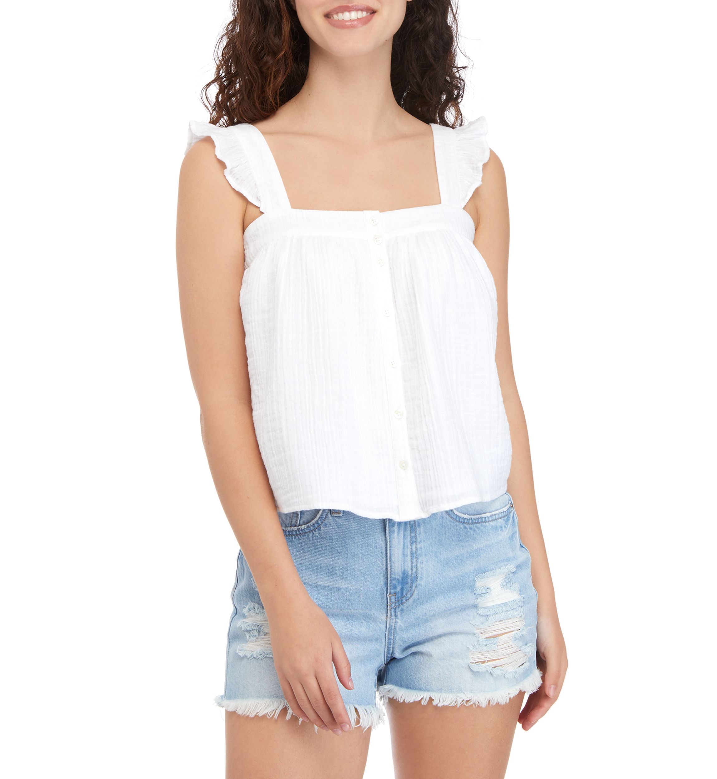 Gauze Tank Top 