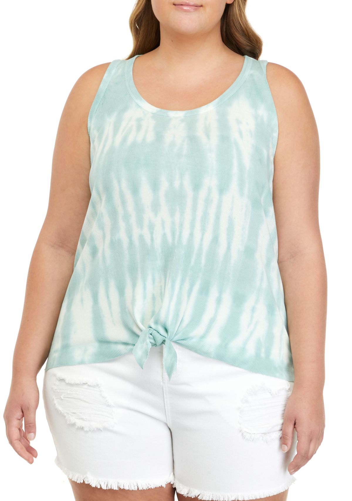 Plus Size Rib Tank Top 