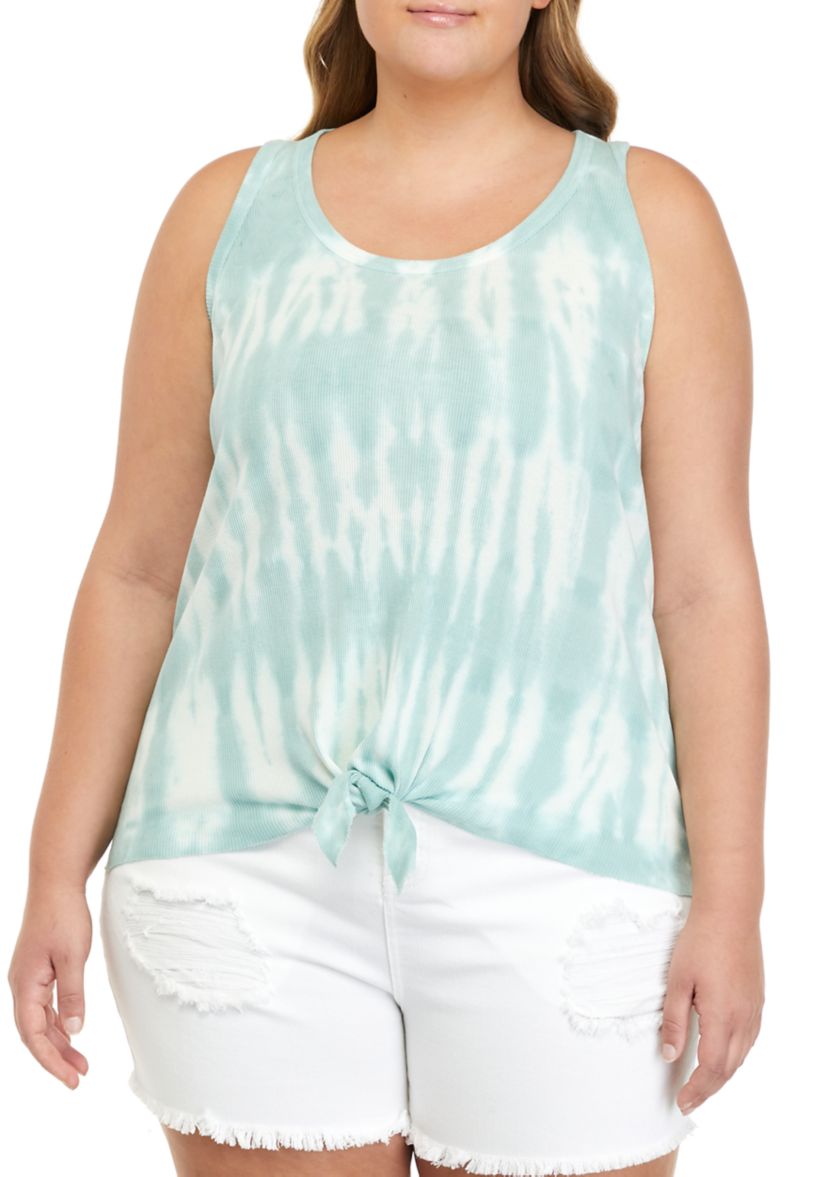 Plus Size Rib Tank Top 