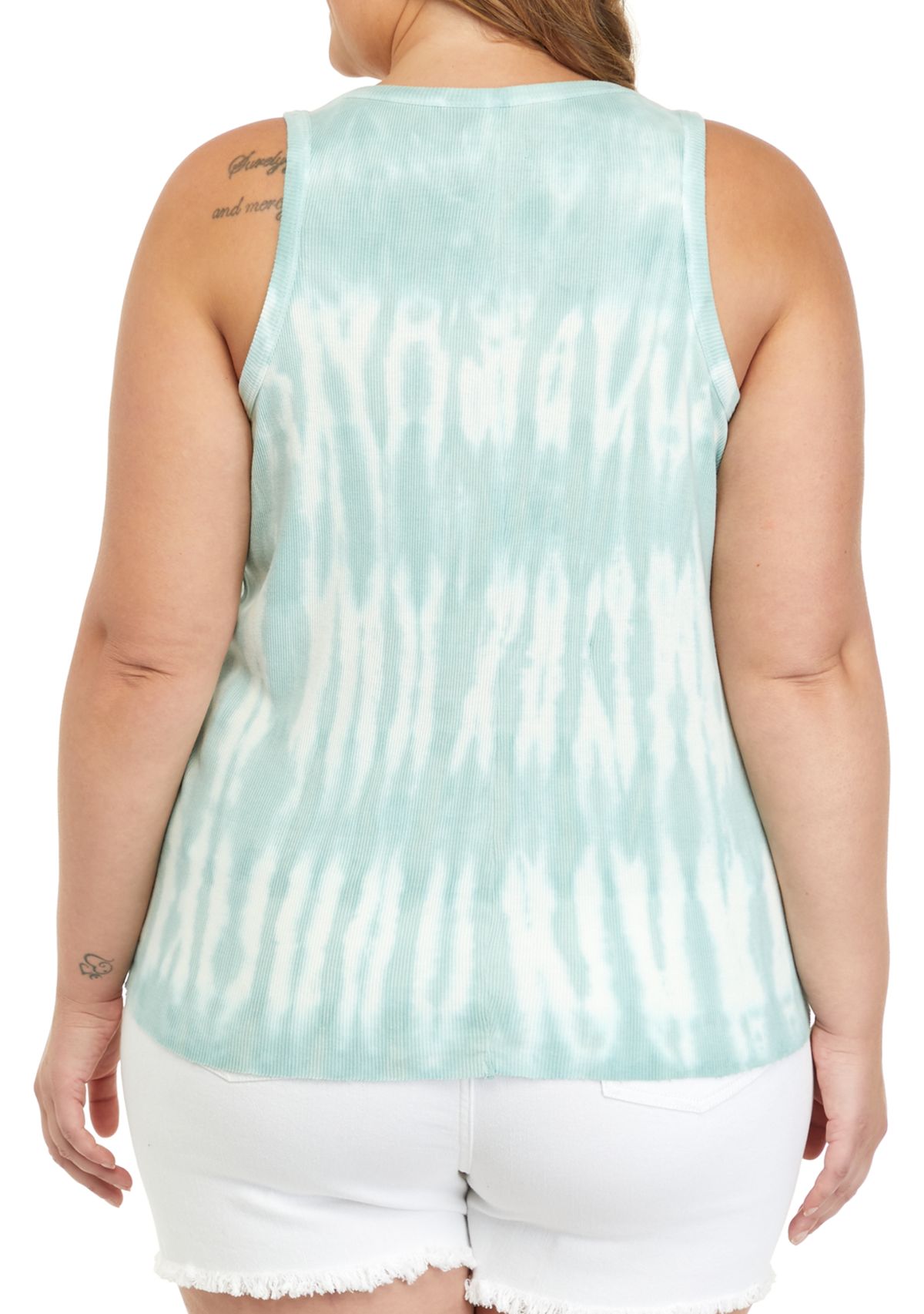 Plus Size Rib Tank Top 