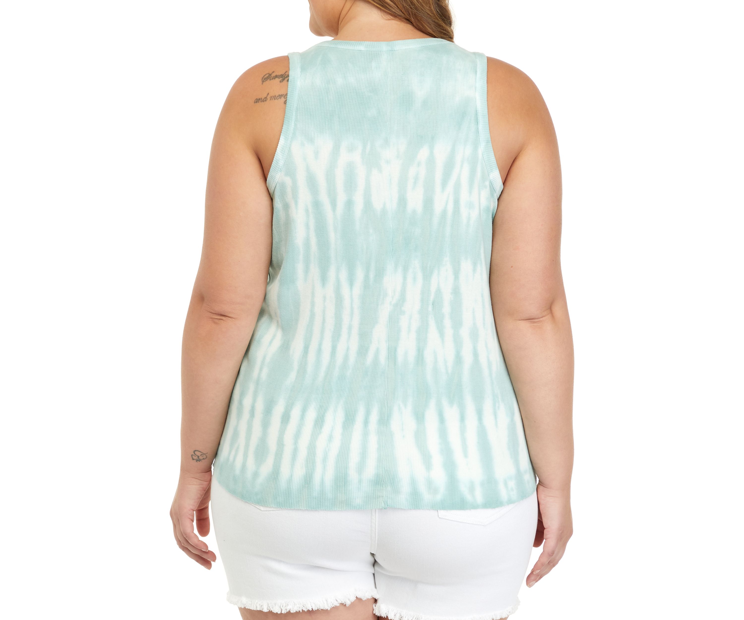 TRUE CRAFT Plus Size Rib Tank Top | Belk