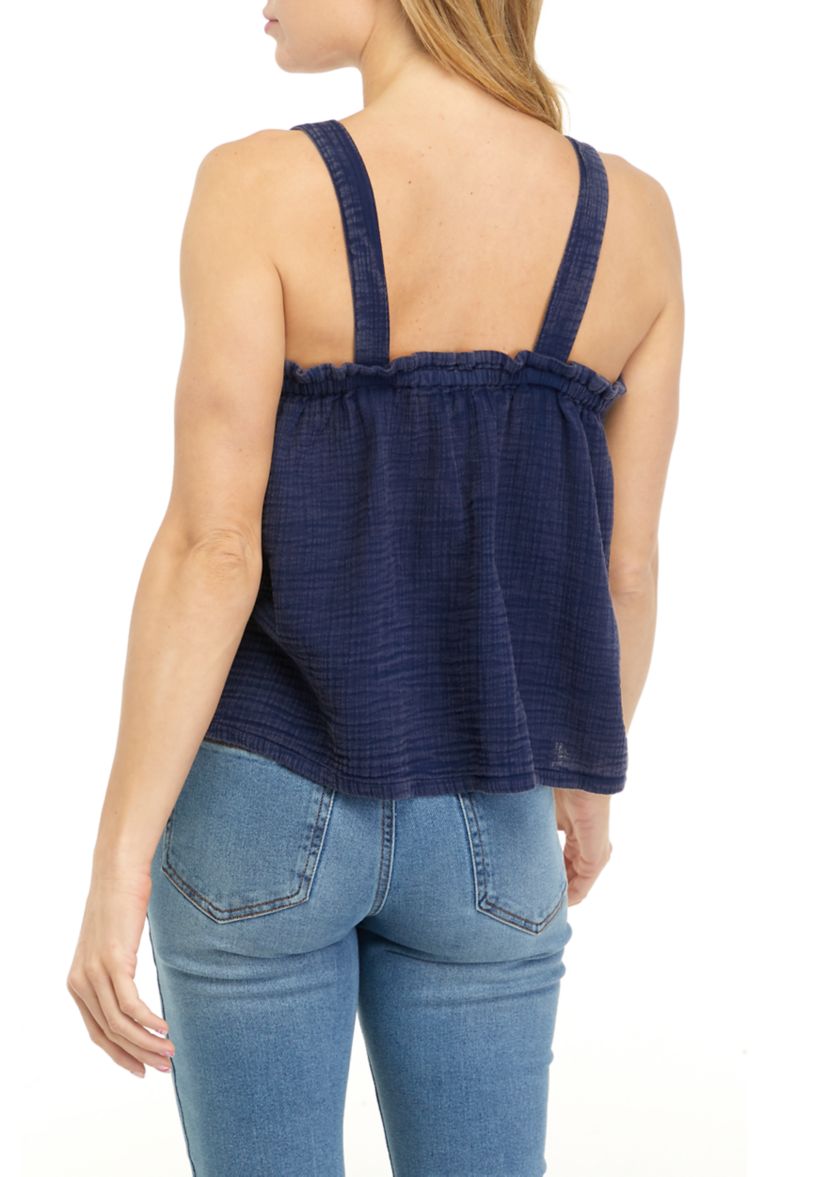Womens Cotton Gauze Tank Top 