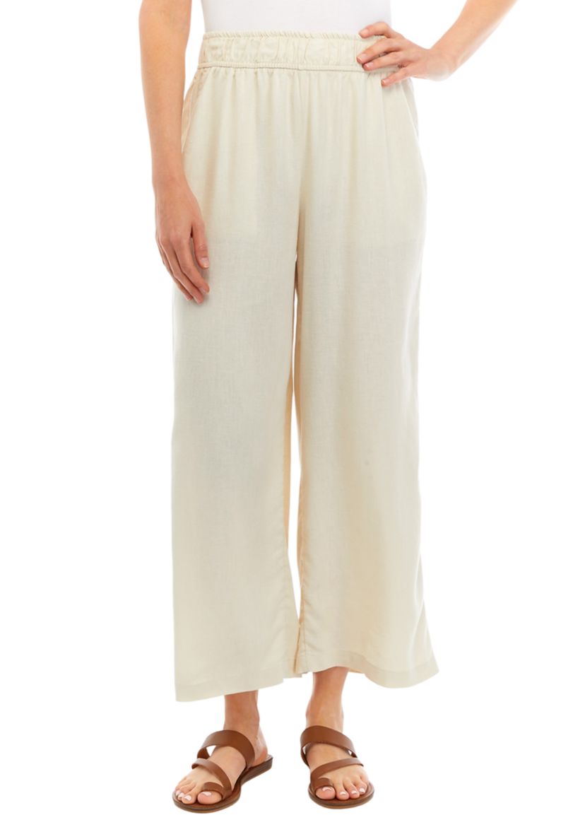 Womens Pleat Front Ankle Heavyweight Pants