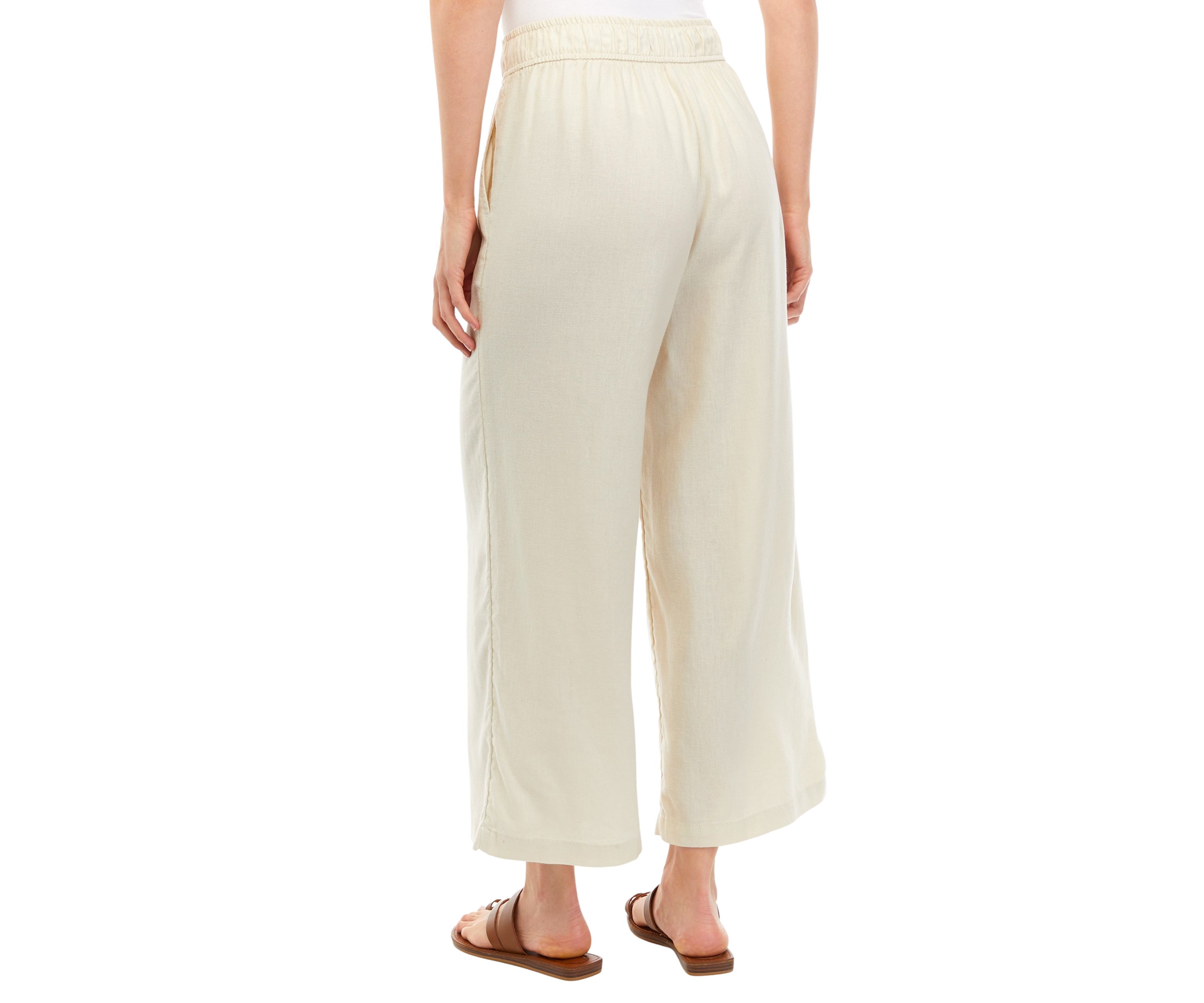 Womens Pleat Front Ankle Heavyweight Pants