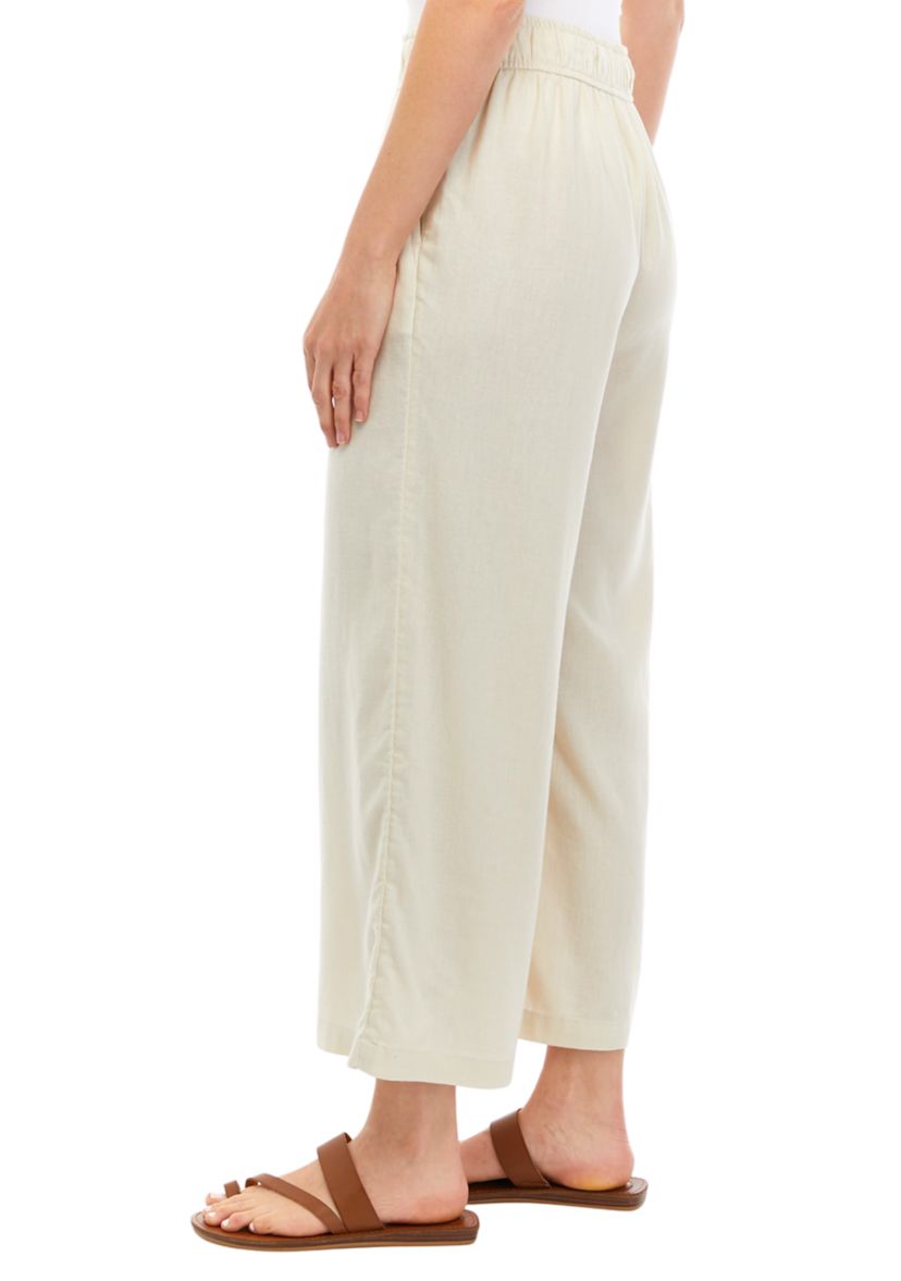 Womens Pleat Front Ankle Heavyweight Pants