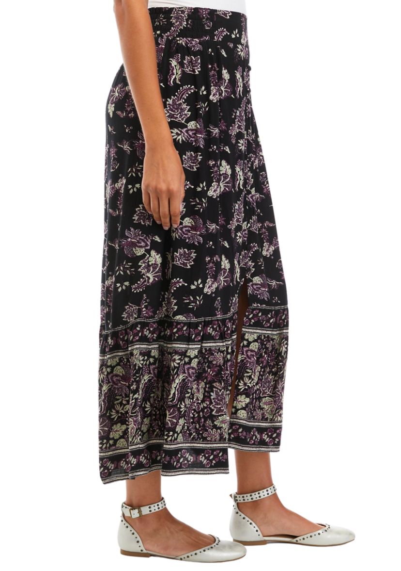 Womens Printed Maxi Skirt