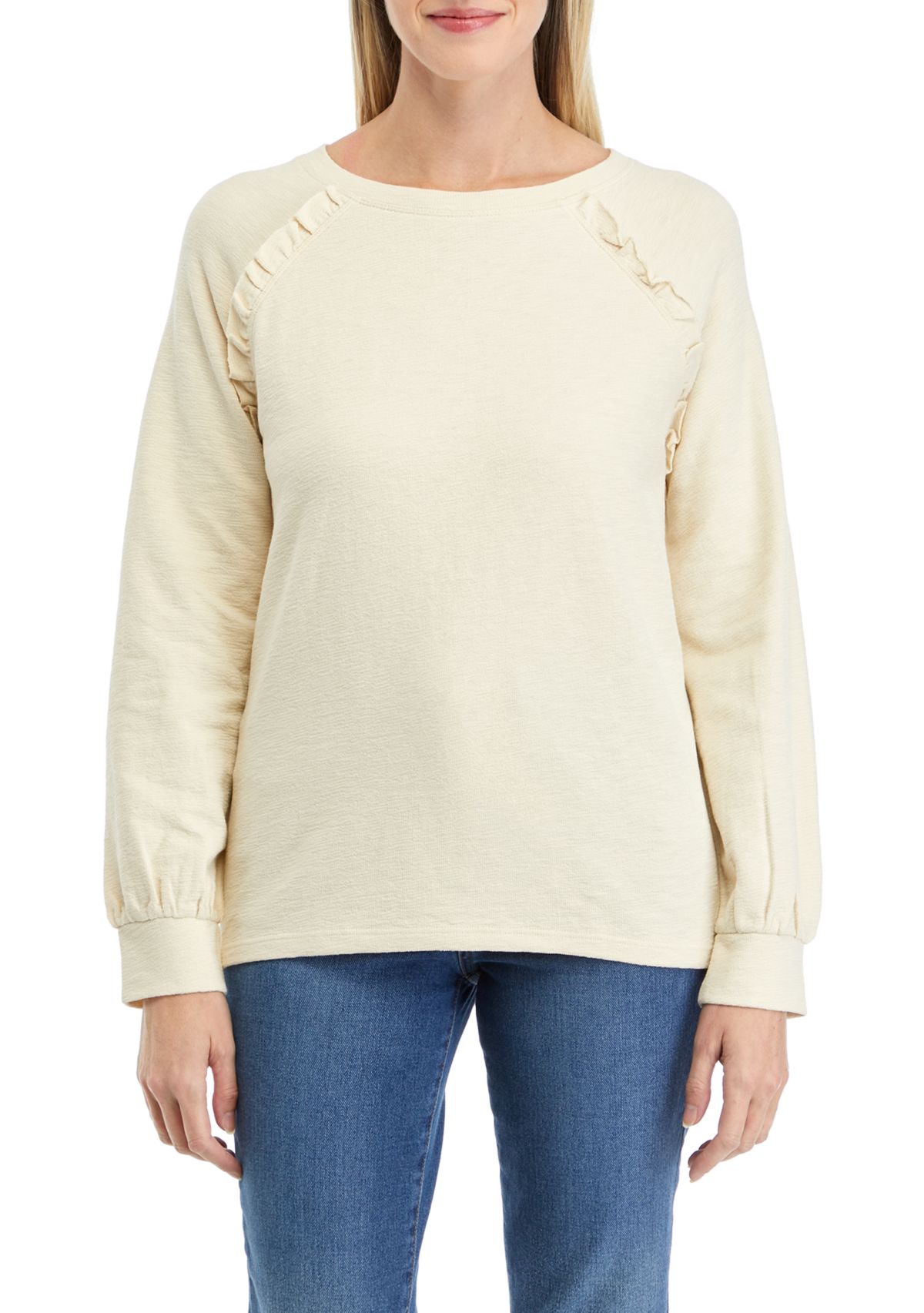 Womens Ruffle Swing T-Shirt