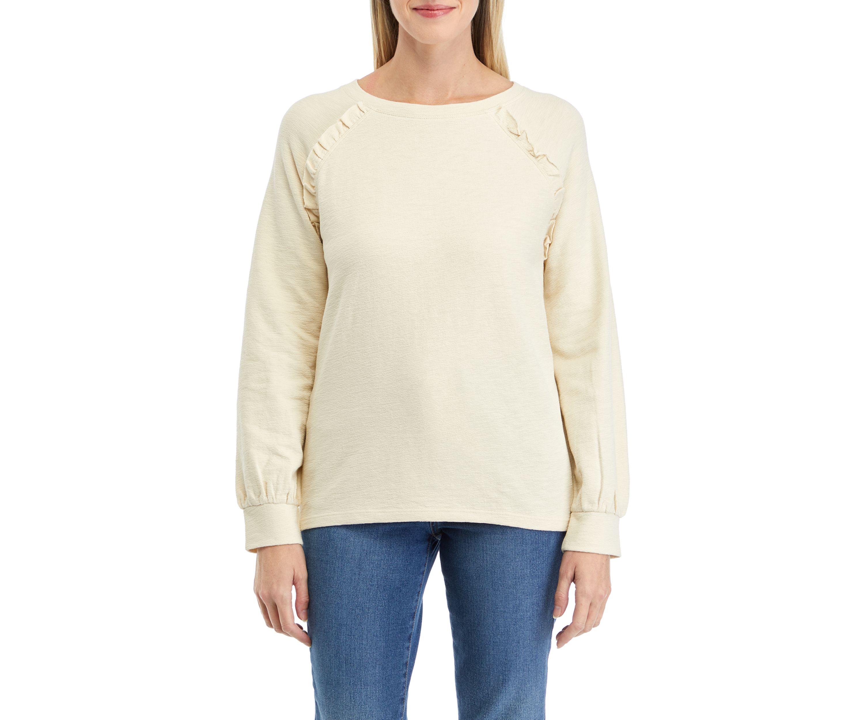 Womens Ruffle Swing T-Shirt