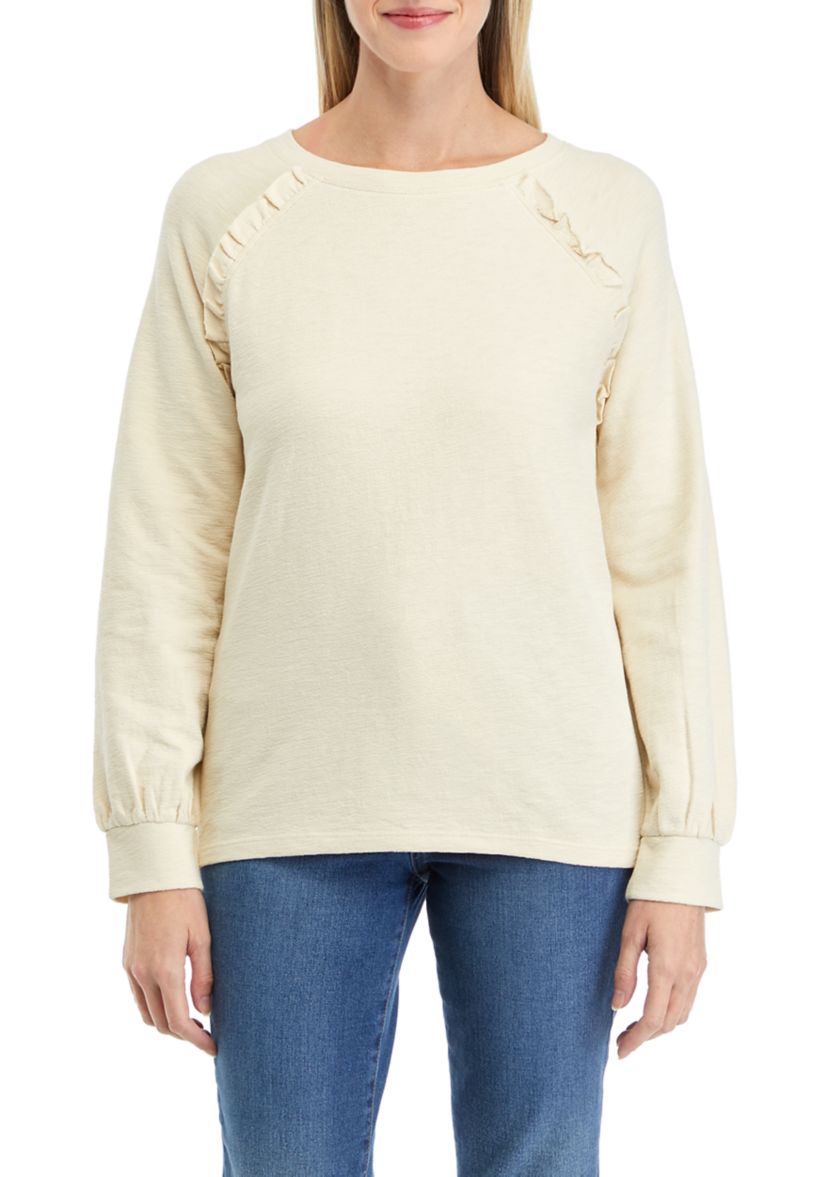 Womens Ruffle Swing T-Shirt