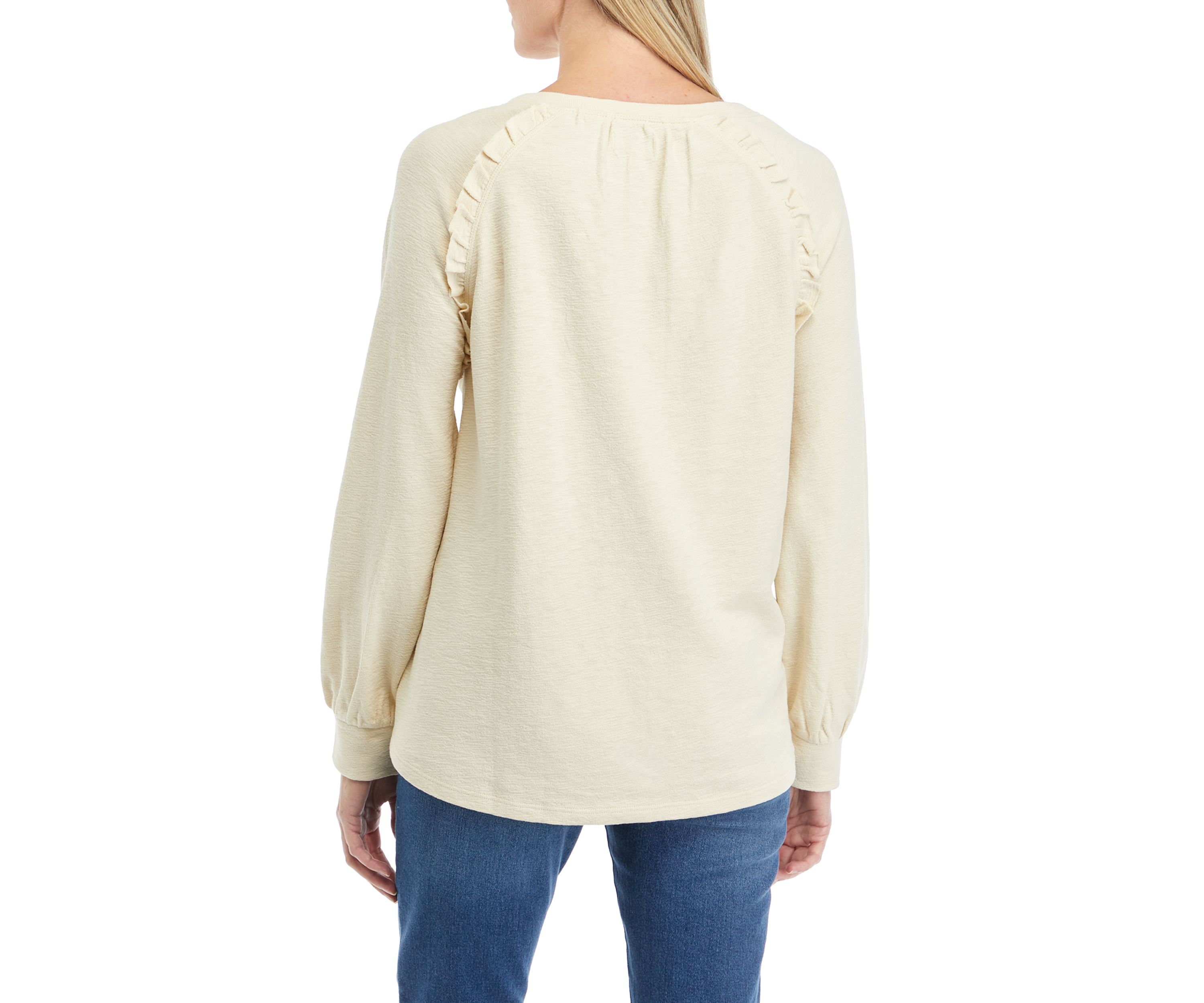 Womens Ruffle Swing T-Shirt