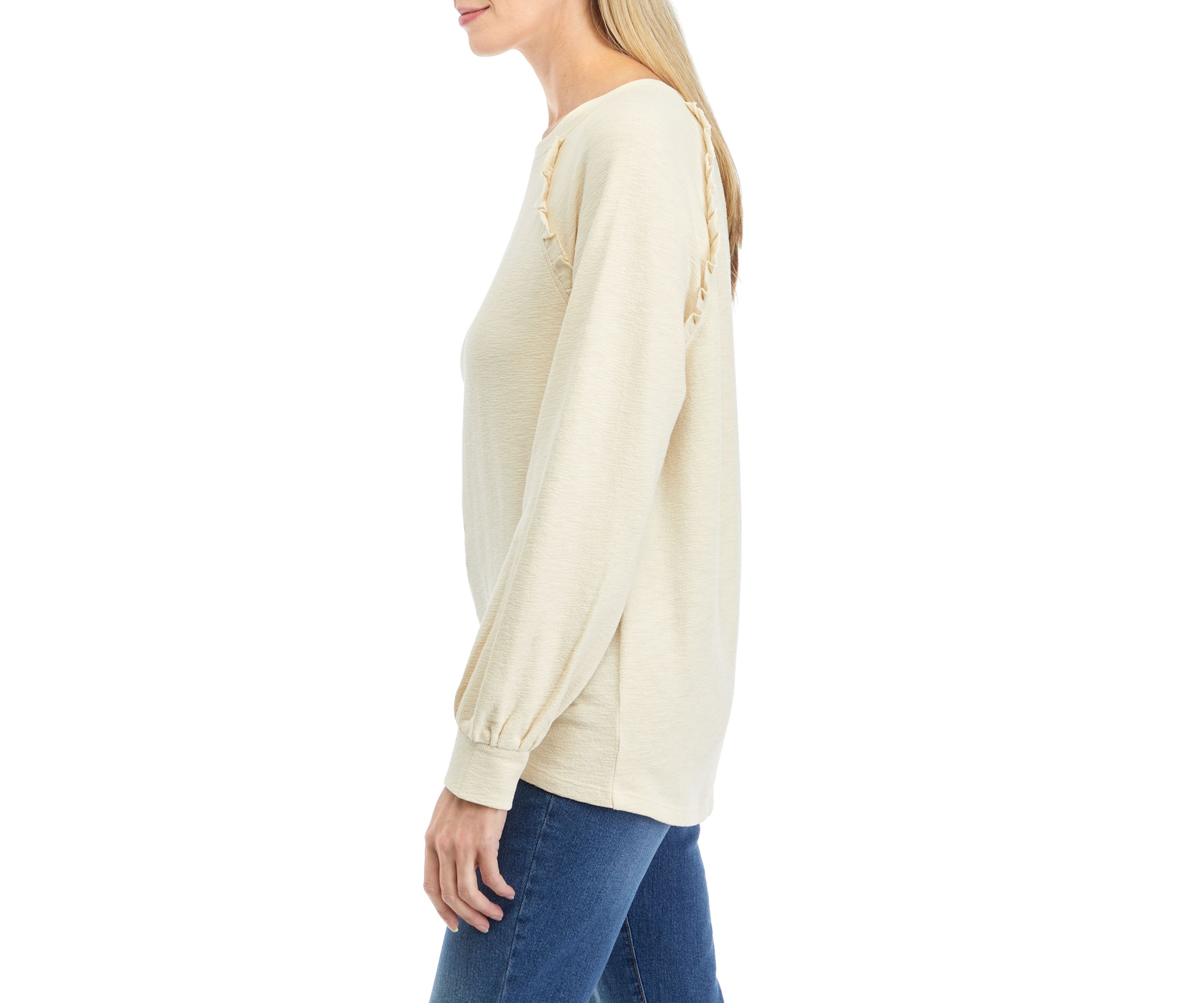 Womens Ruffle Swing T-Shirt