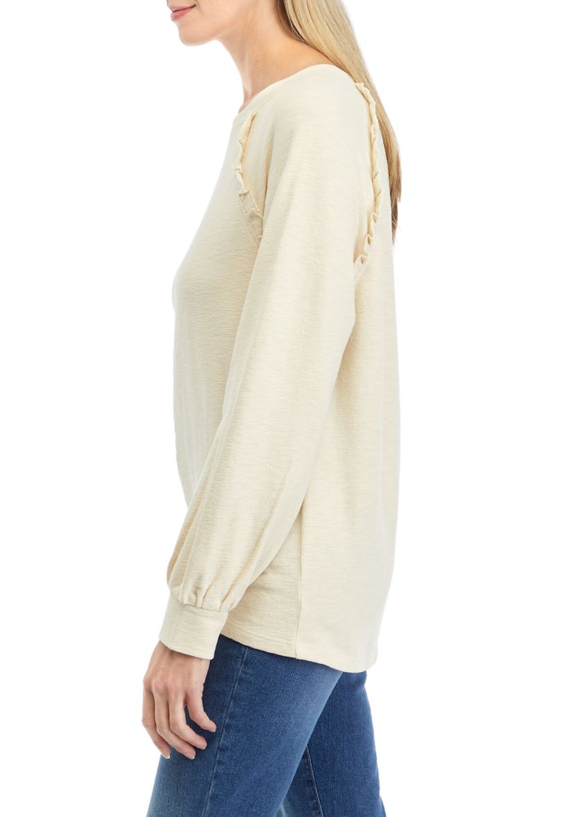 Womens Ruffle Swing T-Shirt