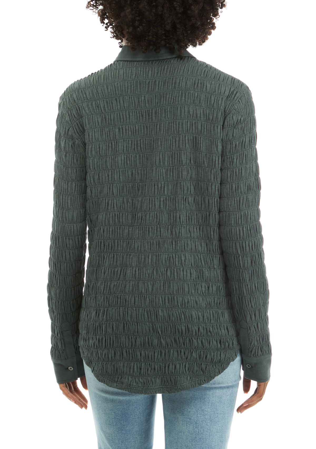 Wonderly Women s Textured Knit Button Down Shirt Belk