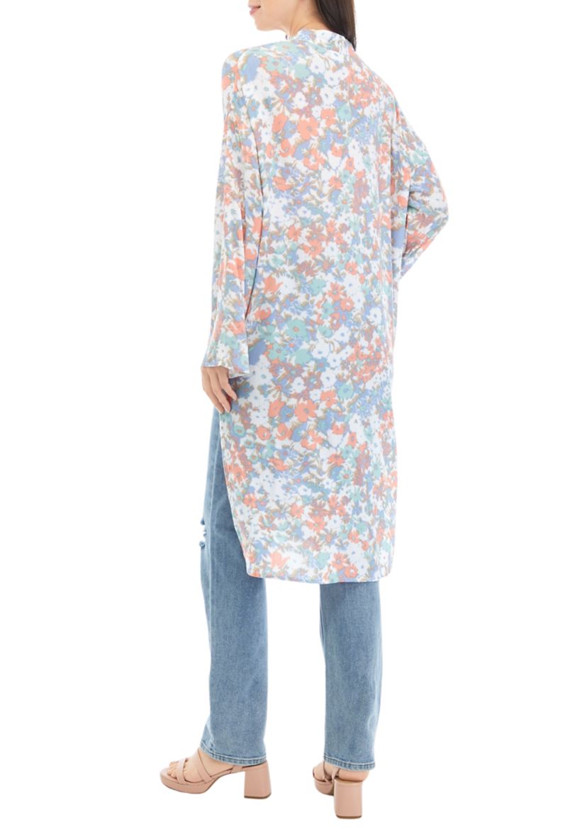 Womens Printed Kimono