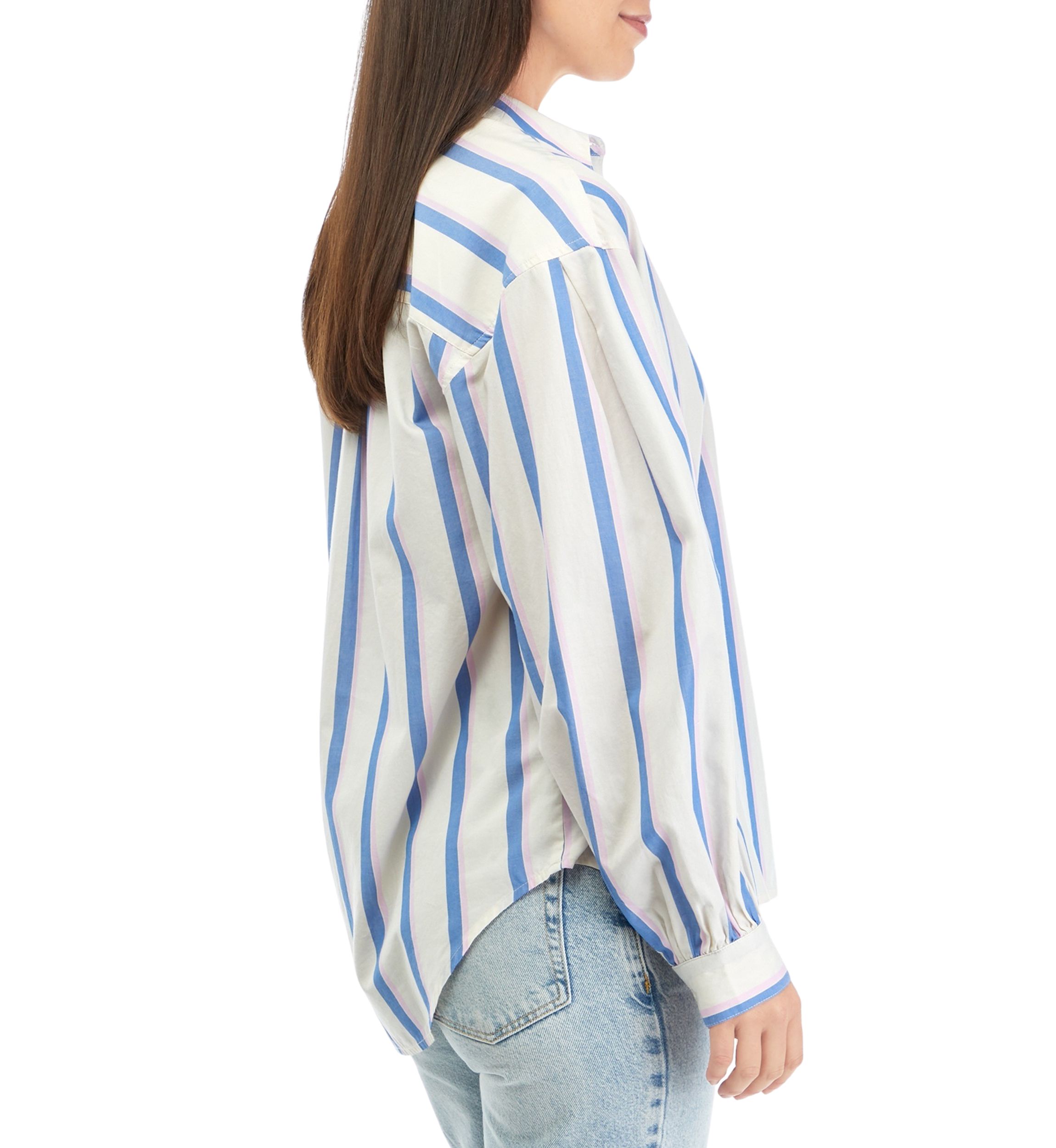 Womens Patch Pocket Button Down Shirt