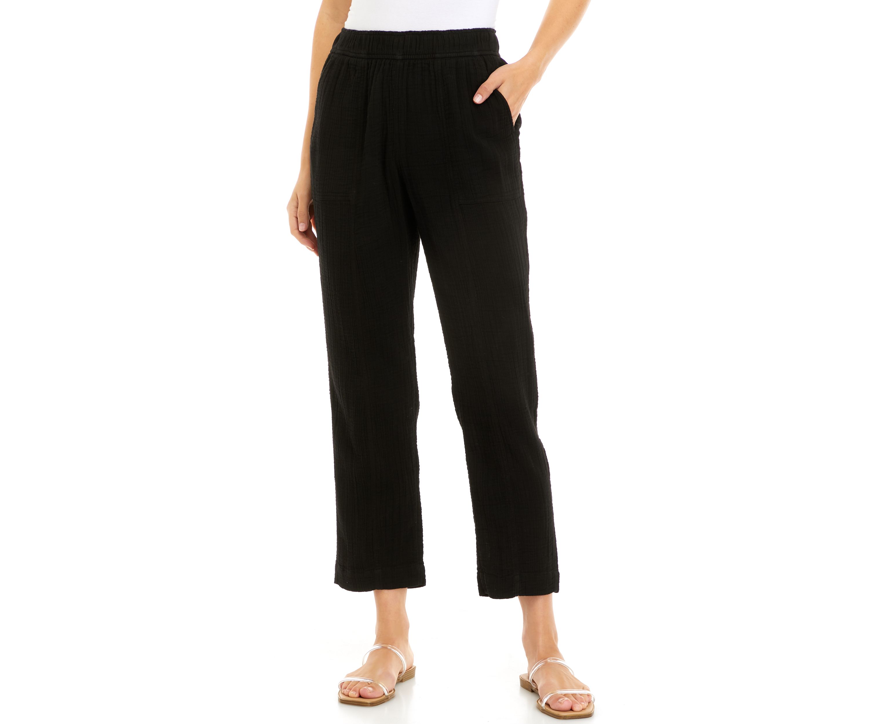Womens Pull On Ankle Pants