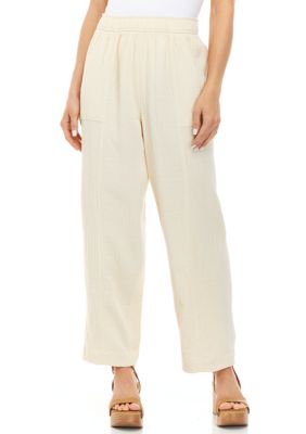 Womens Pull On Ankle Heavyweight Pants