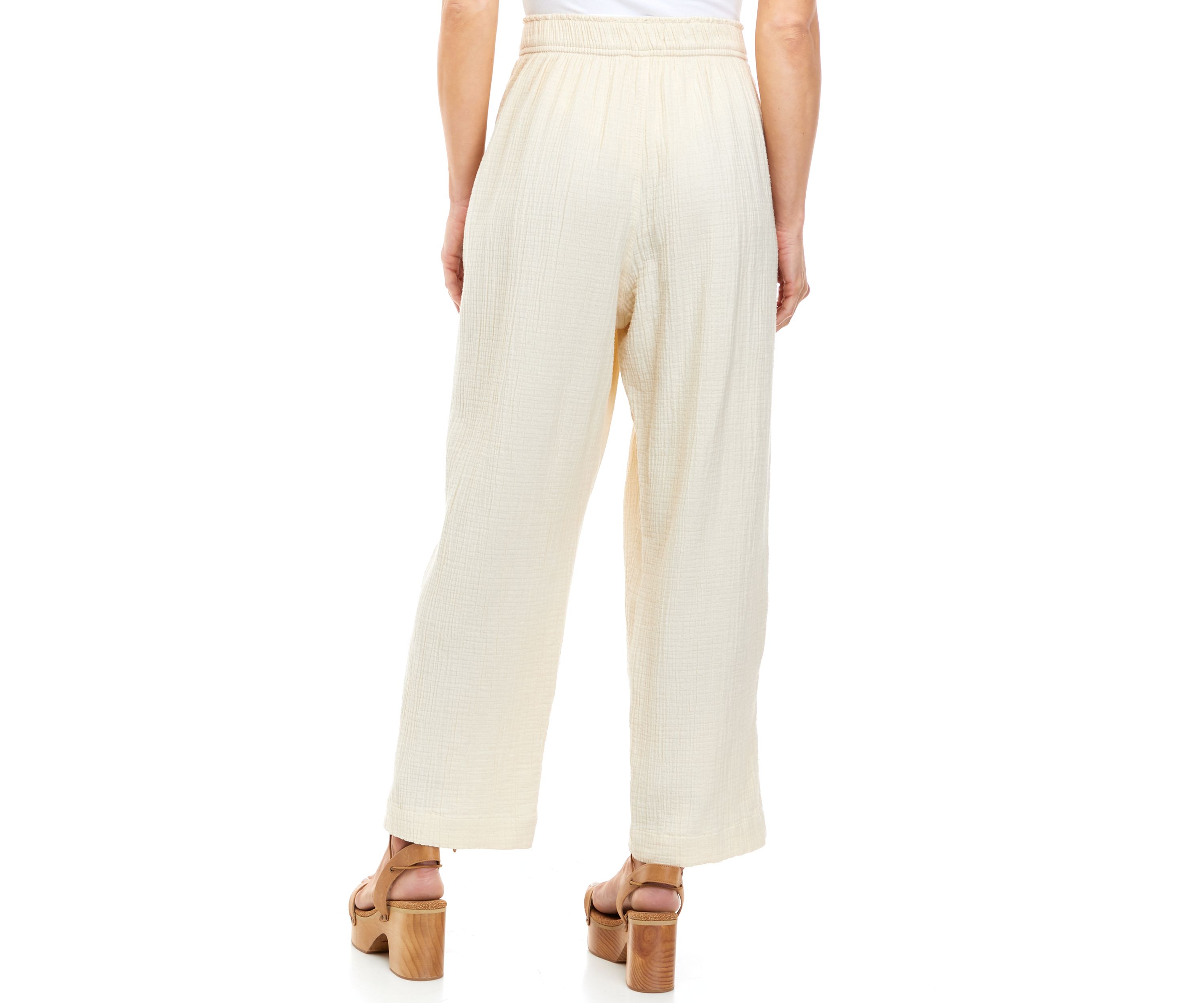 Womens Pull On Ankle Heavyweight Pants