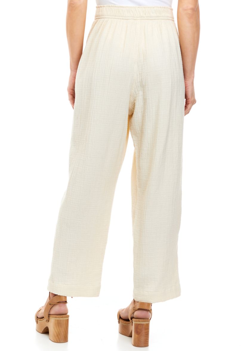 Womens Pull On Ankle Heavyweight Pants