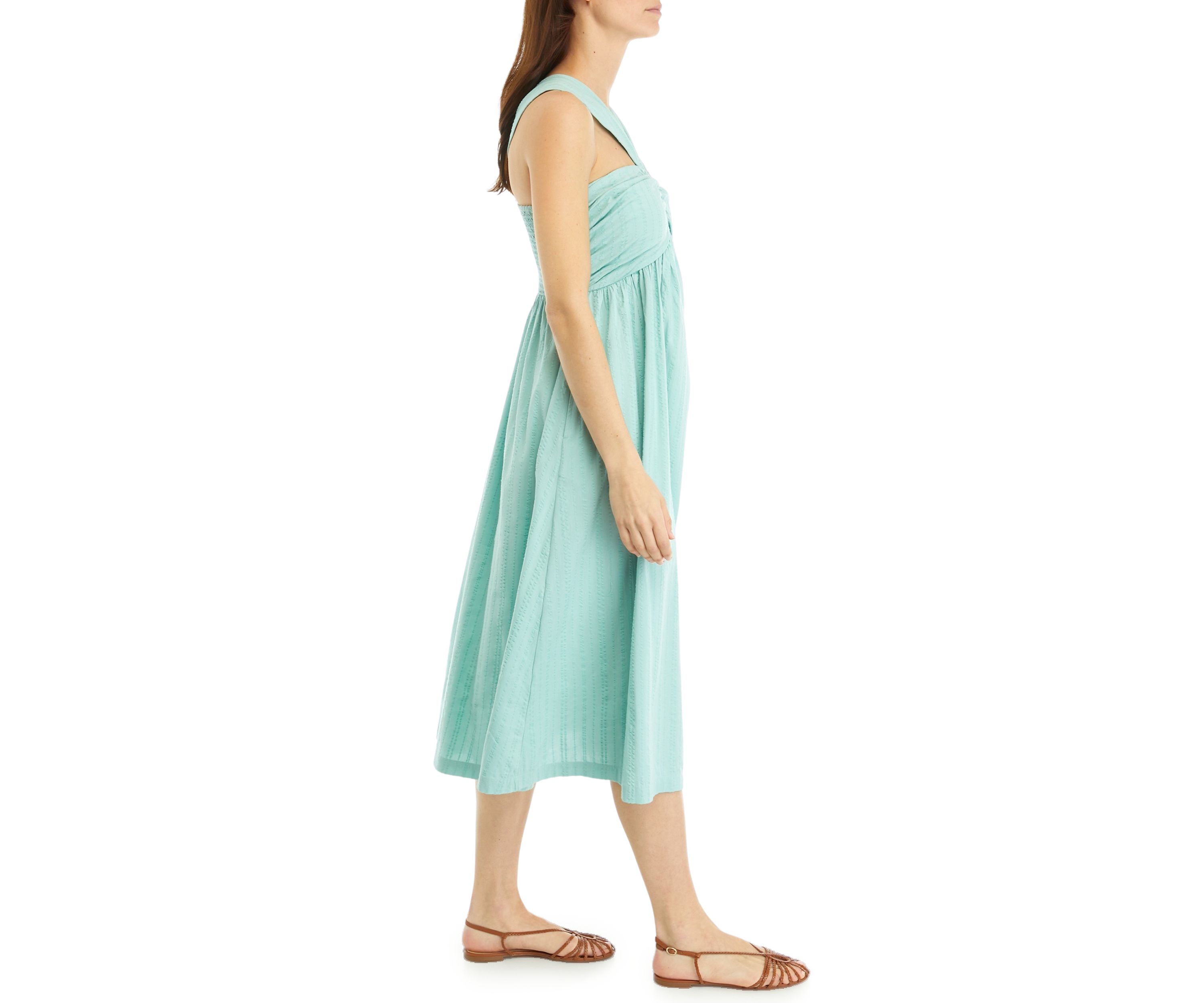Womens Halter Midi Dress