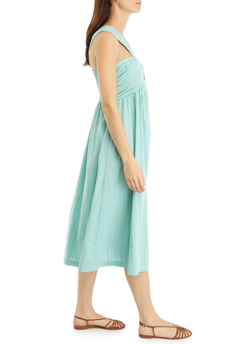 Womens Halter Midi Dress
