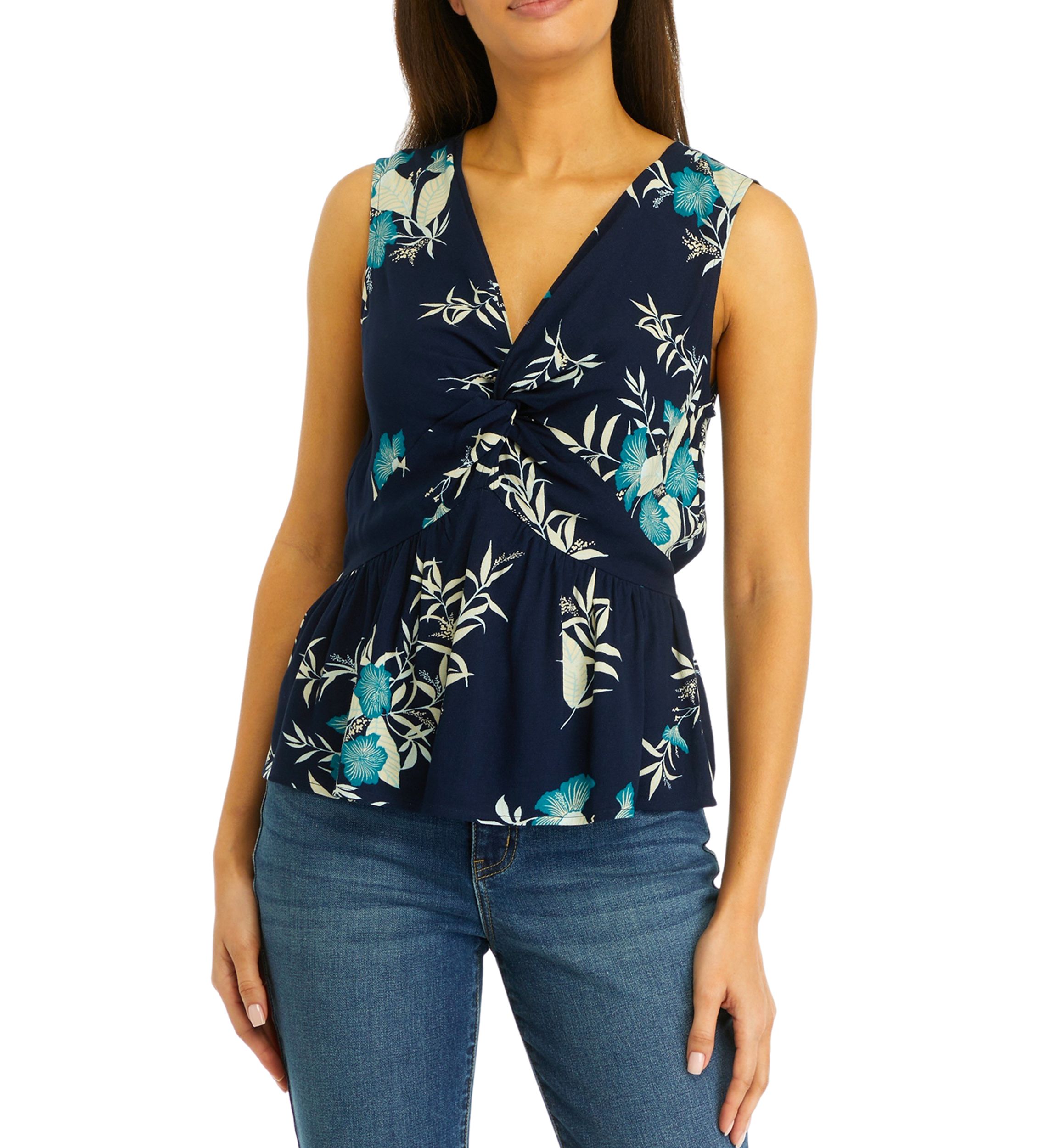Womens Twist Front Tank Top