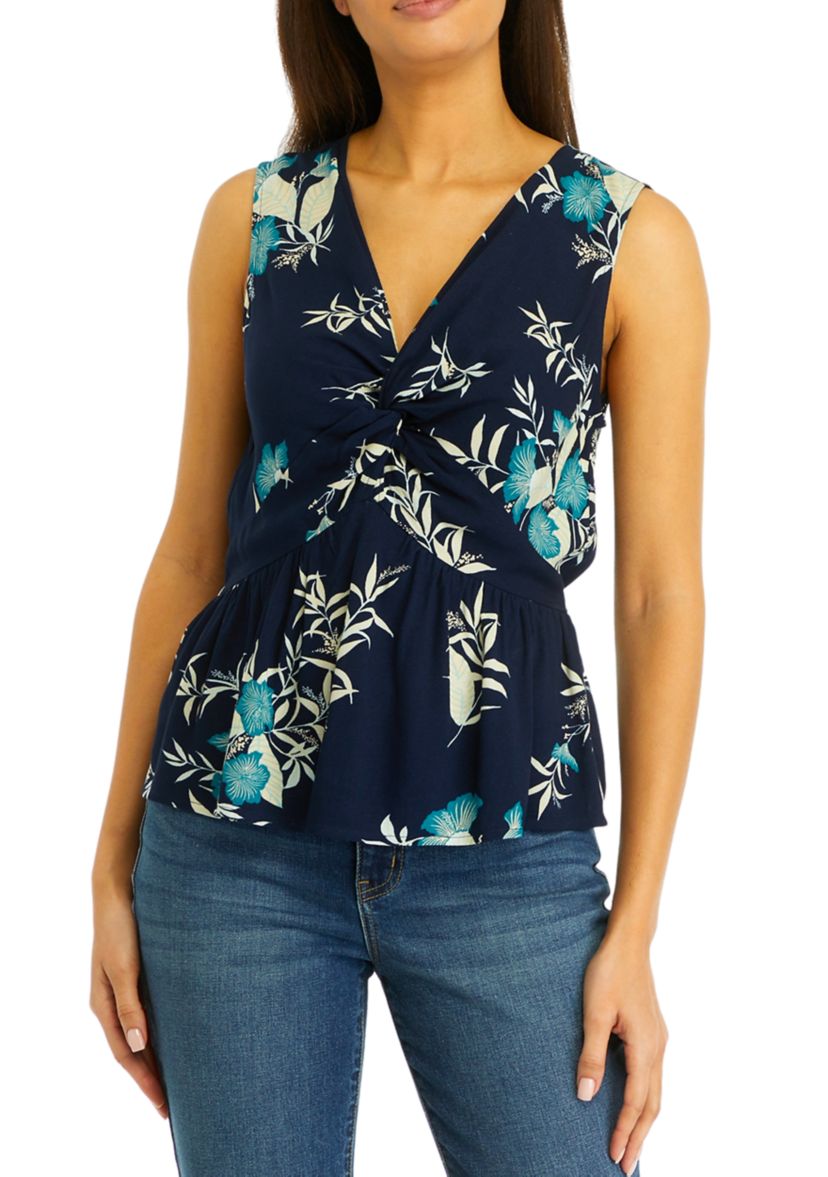 Womens Twist Front Tank Top