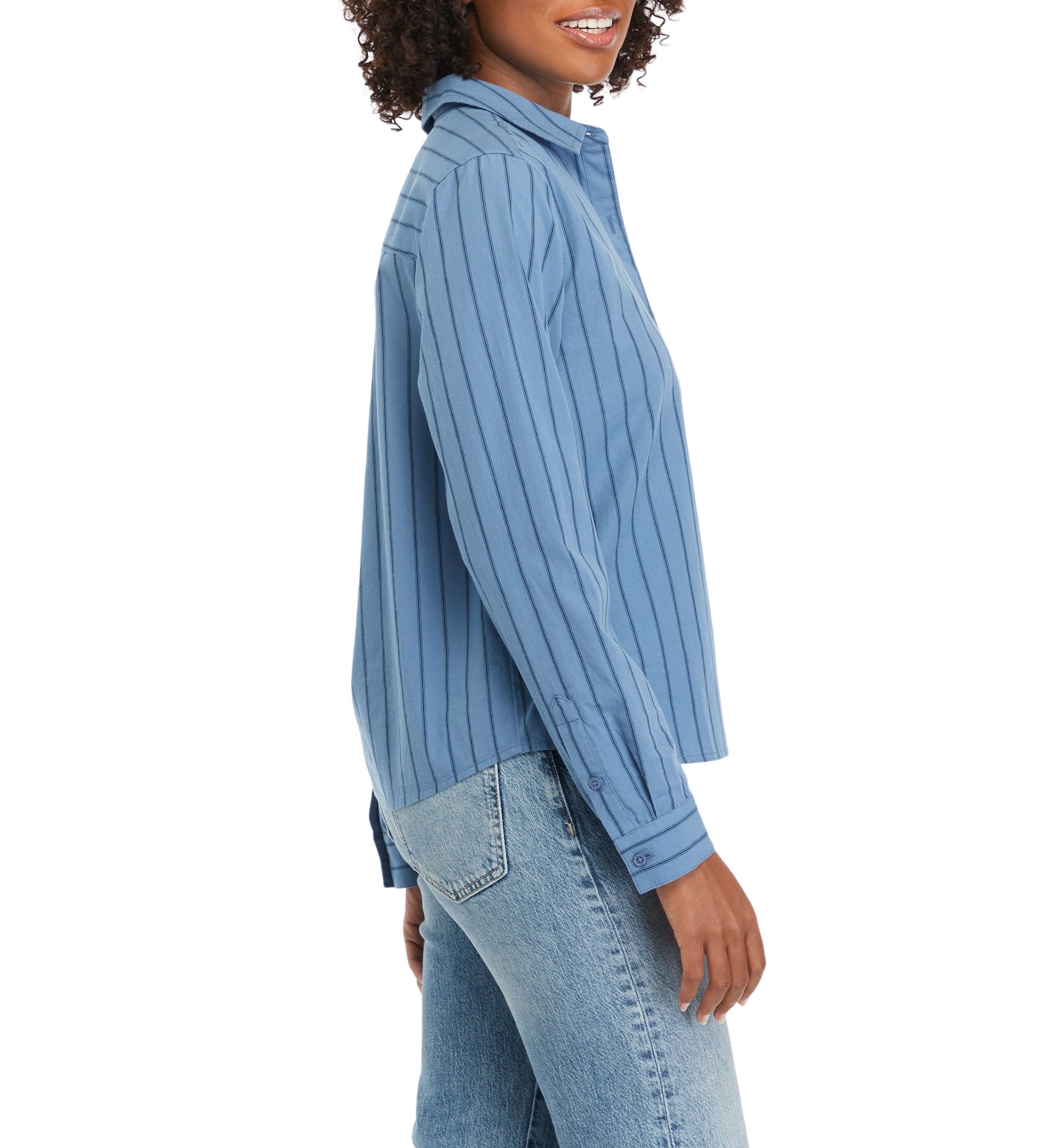 Womens Classic Button Down Shirt