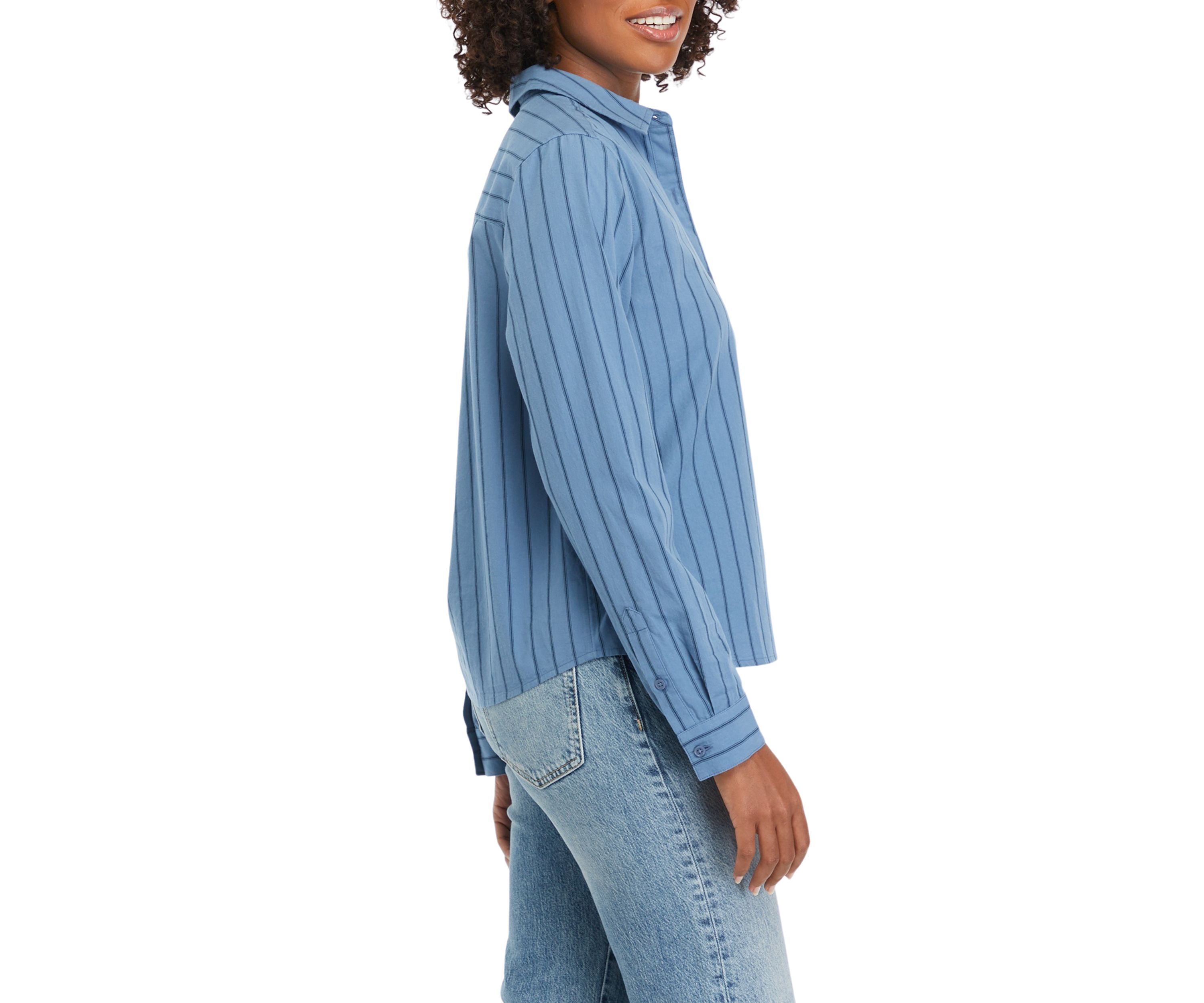 Womens Classic Button Down Shirt