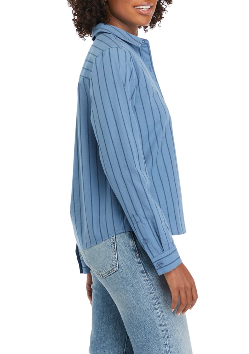 Womens Classic Button Down Shirt