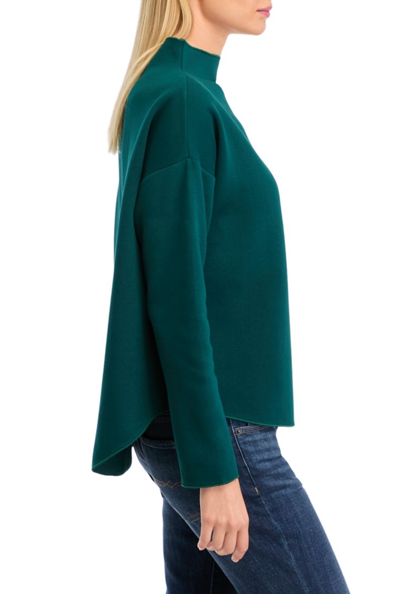 Womens Mock Neck Long Sleeve Sweater 