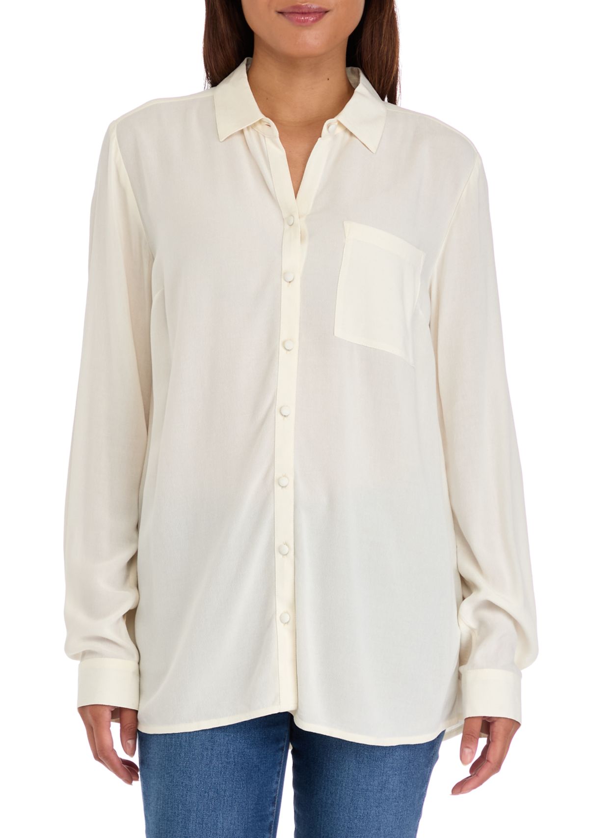 Womens Button Down Blouse