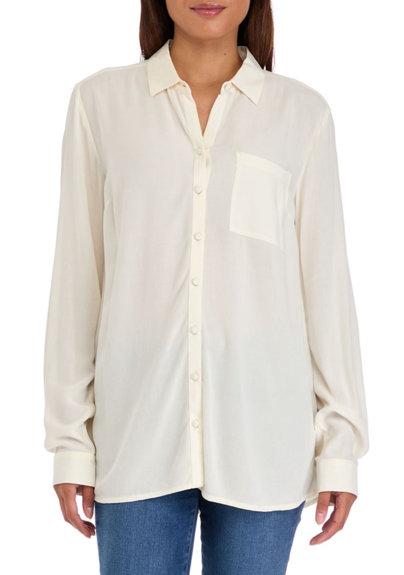 Womens Button Down Blouse