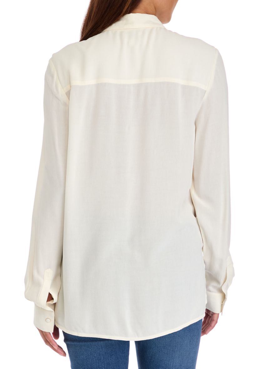 Womens Button Down Blouse