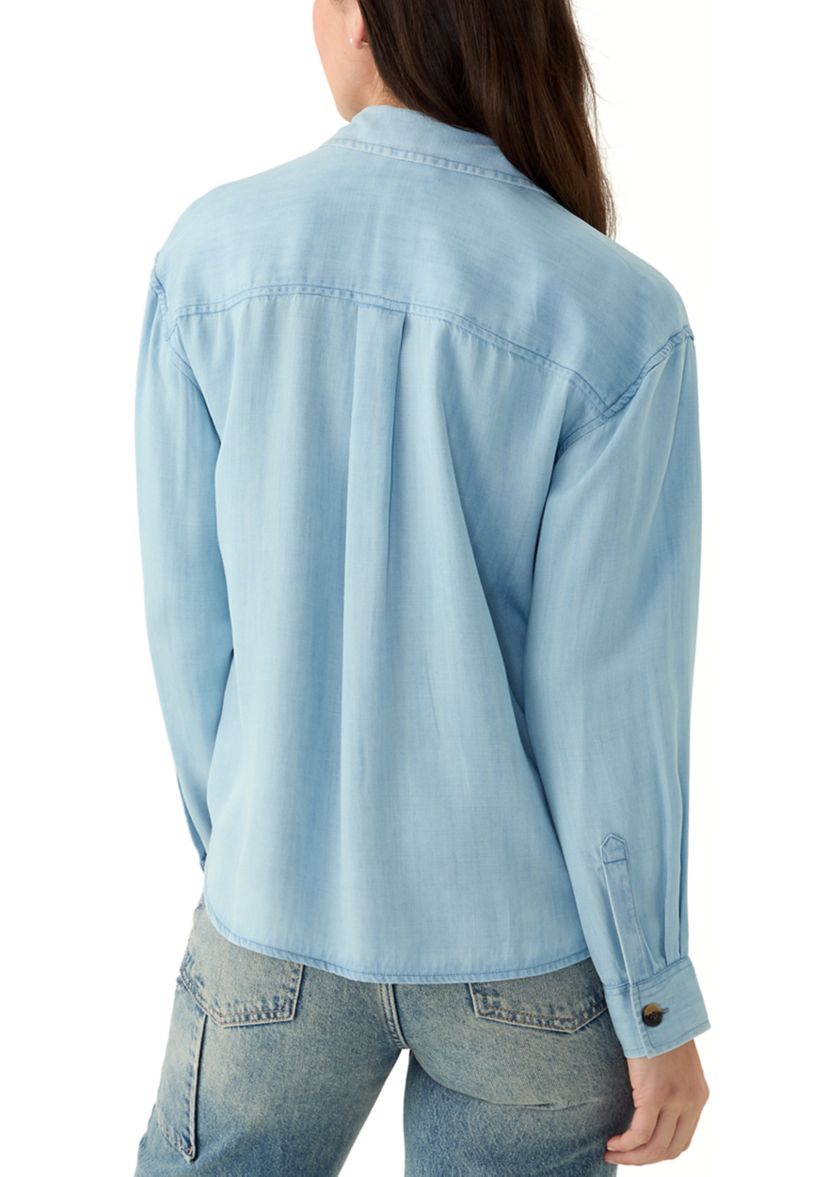 Womens Long Sleeve Utility Shirt