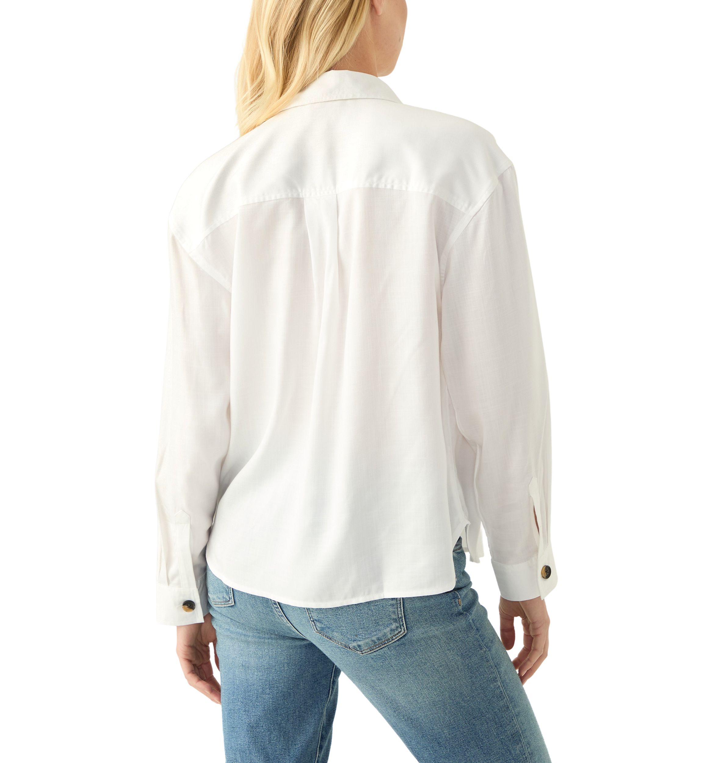 Womens Long Sleeve Utility Shirt