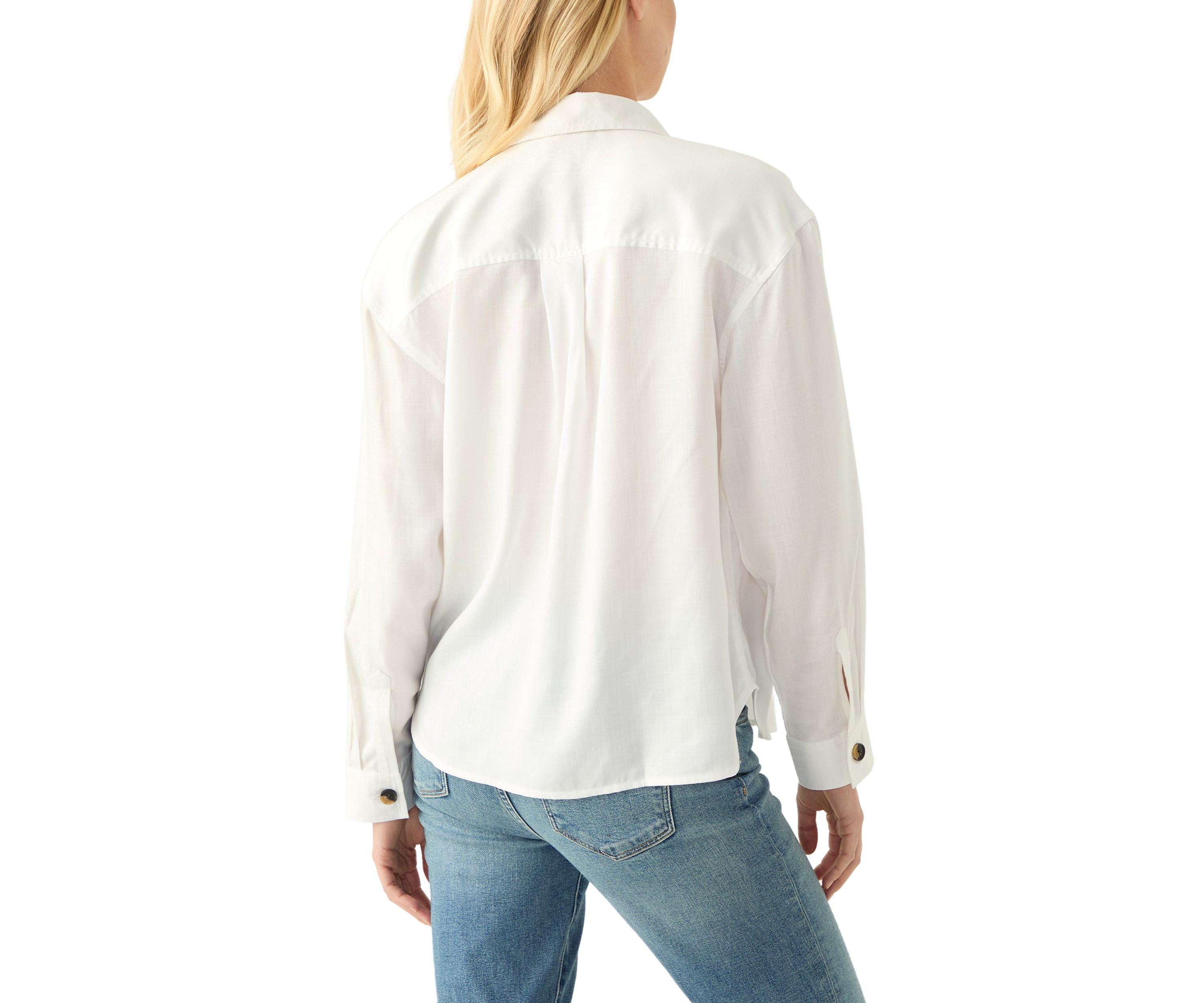 Womens Long Sleeve Utility Shirt