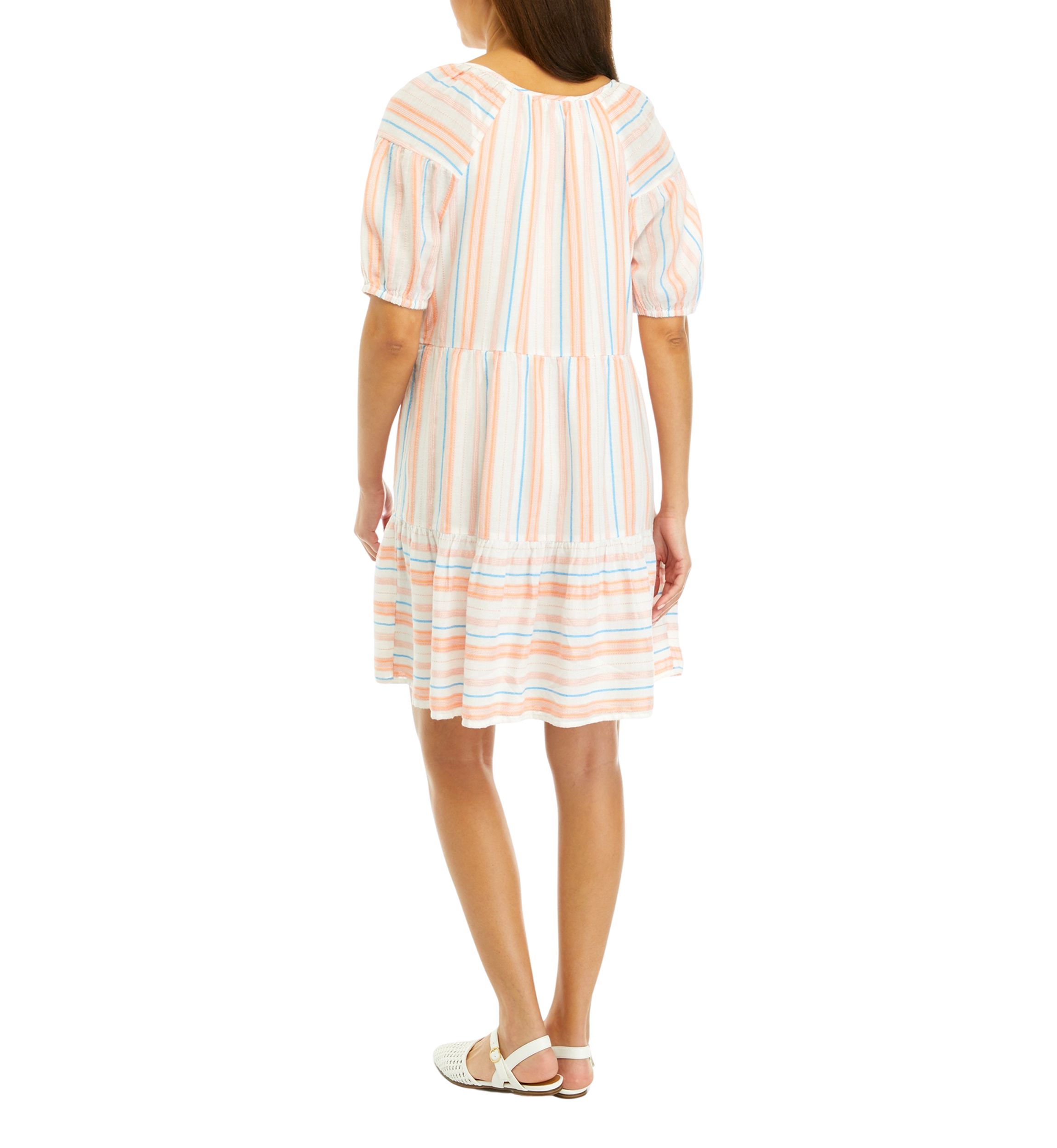 Womens Split Neck Mini Dress