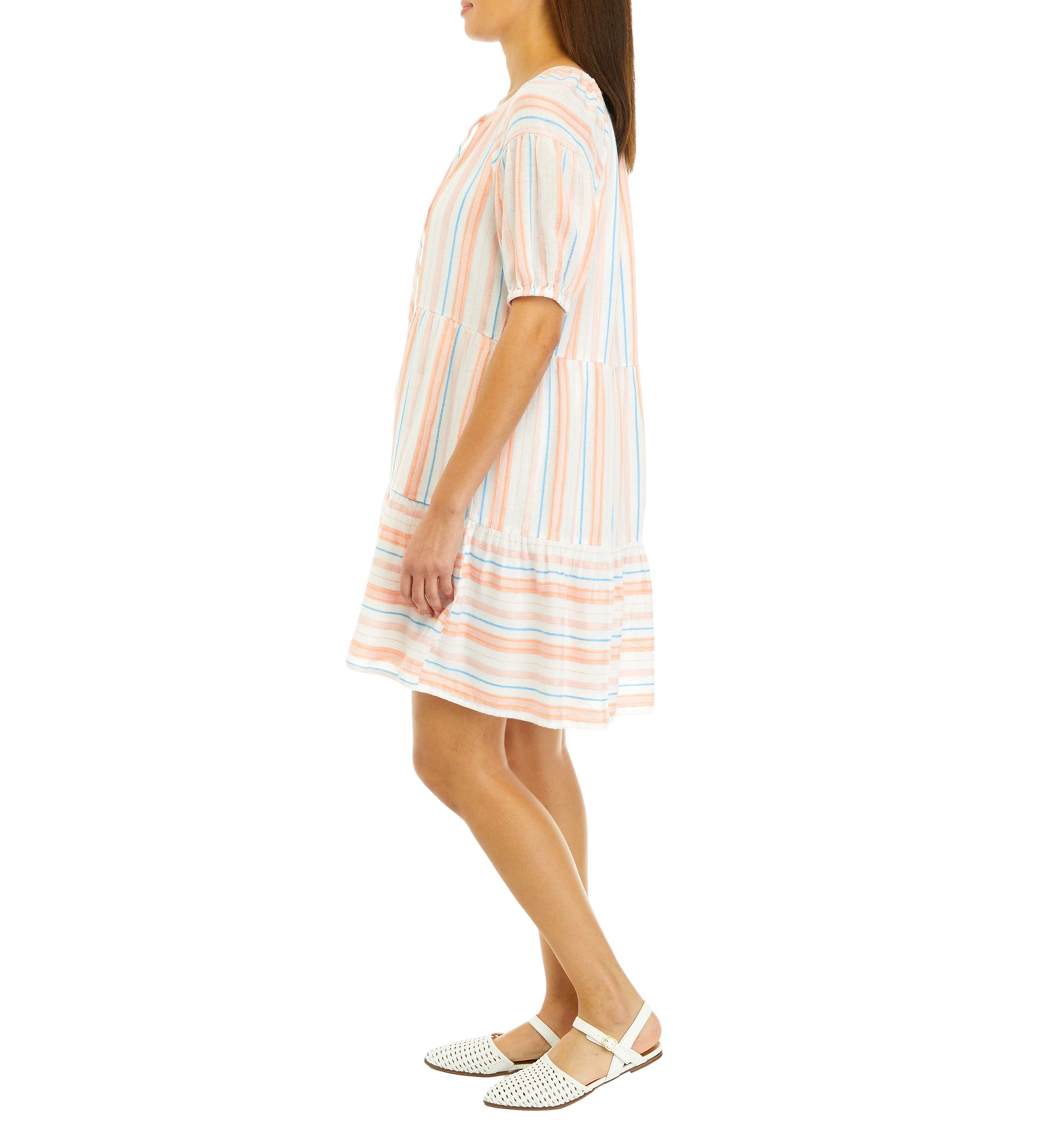 Womens Split Neck Mini Dress