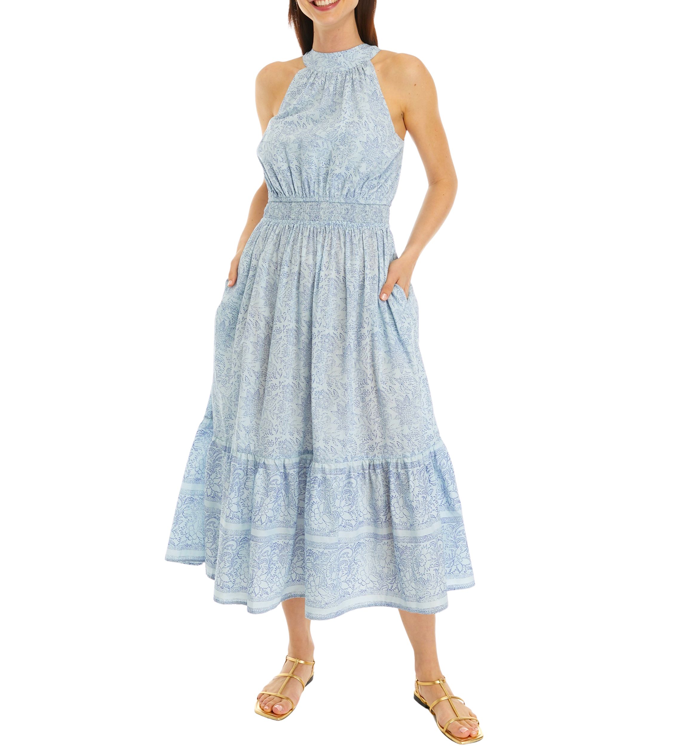 Womens Halter Maxi Dress