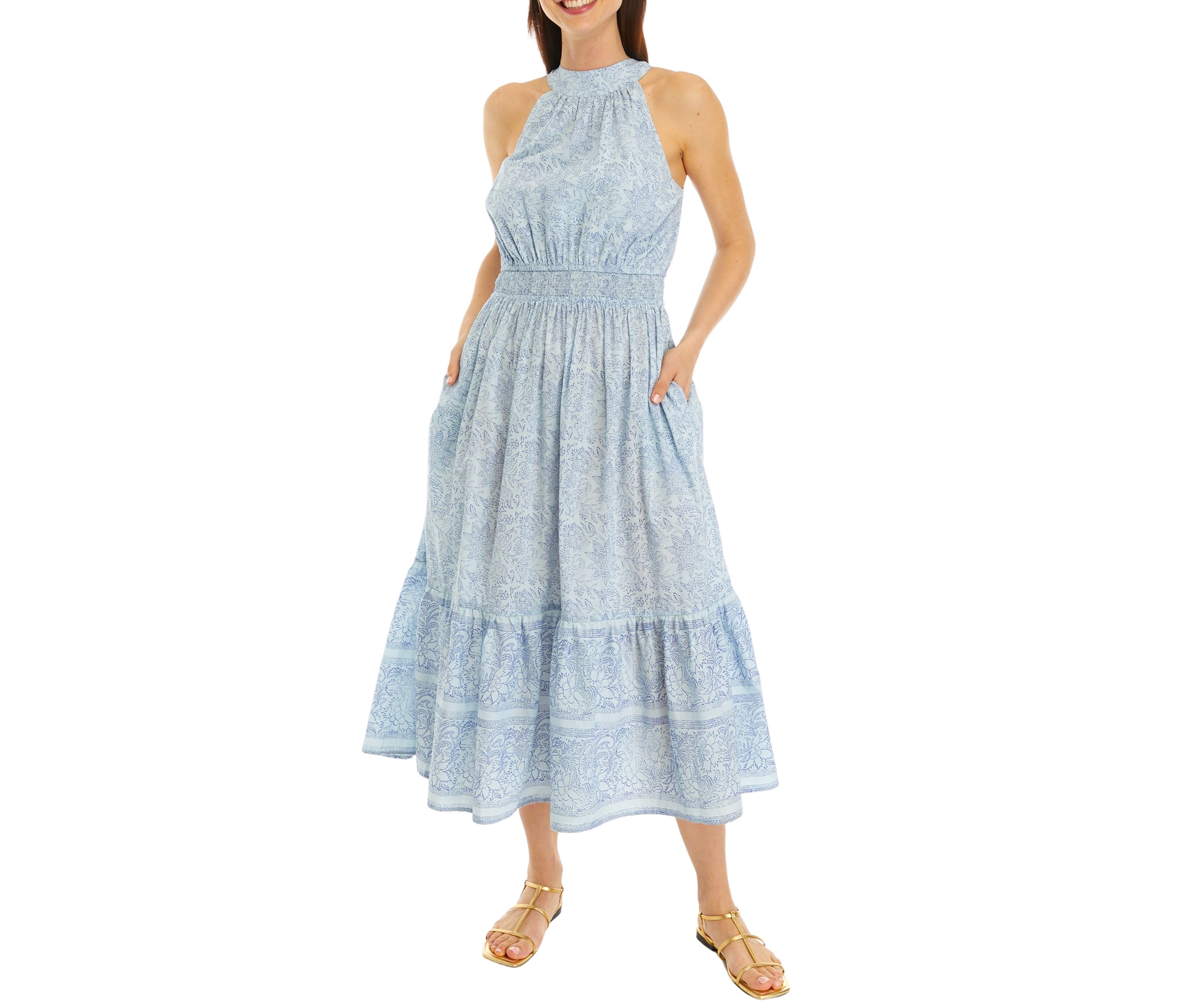 Womens Halter Maxi Dress