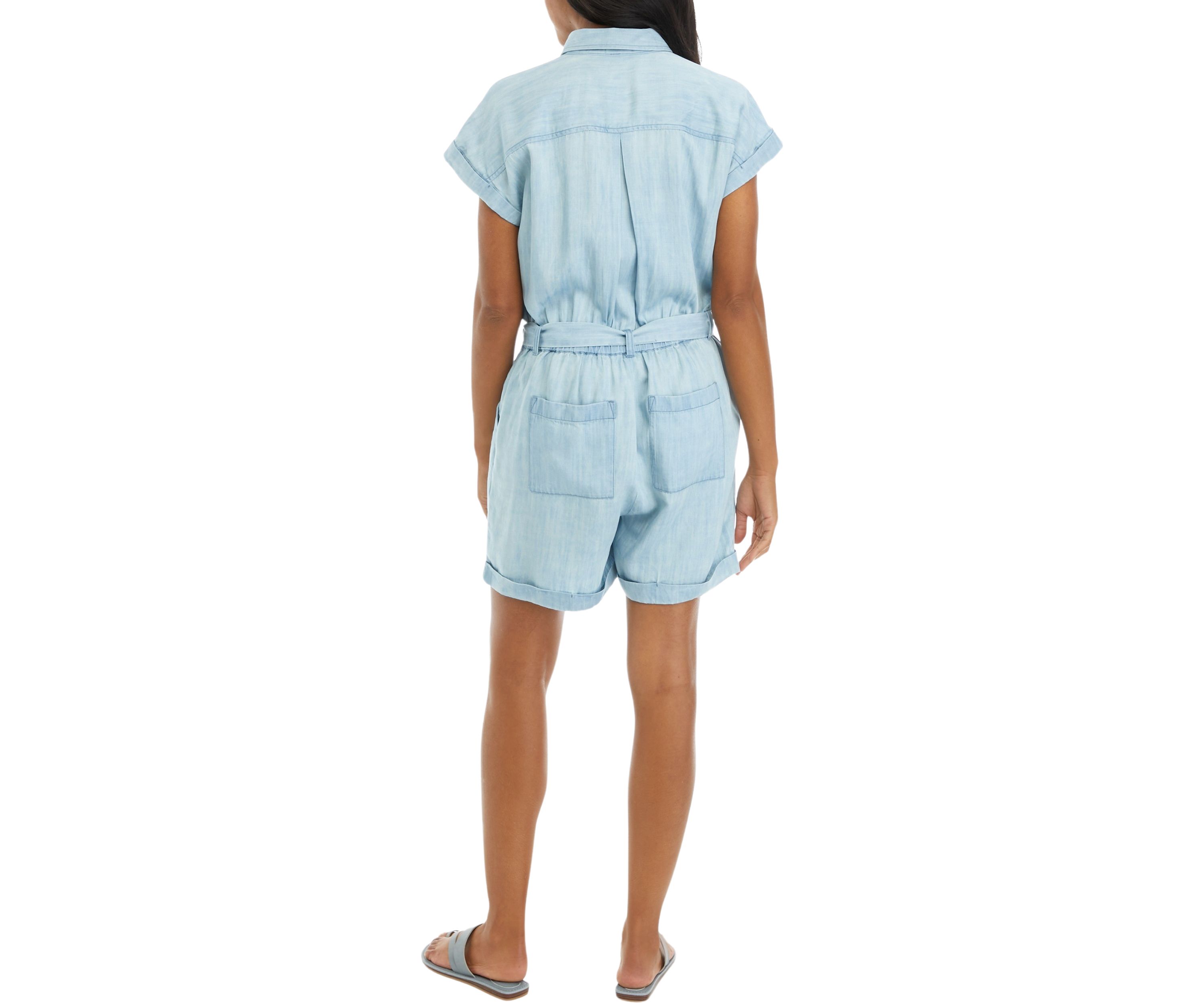 Womens Tie Waist Romper