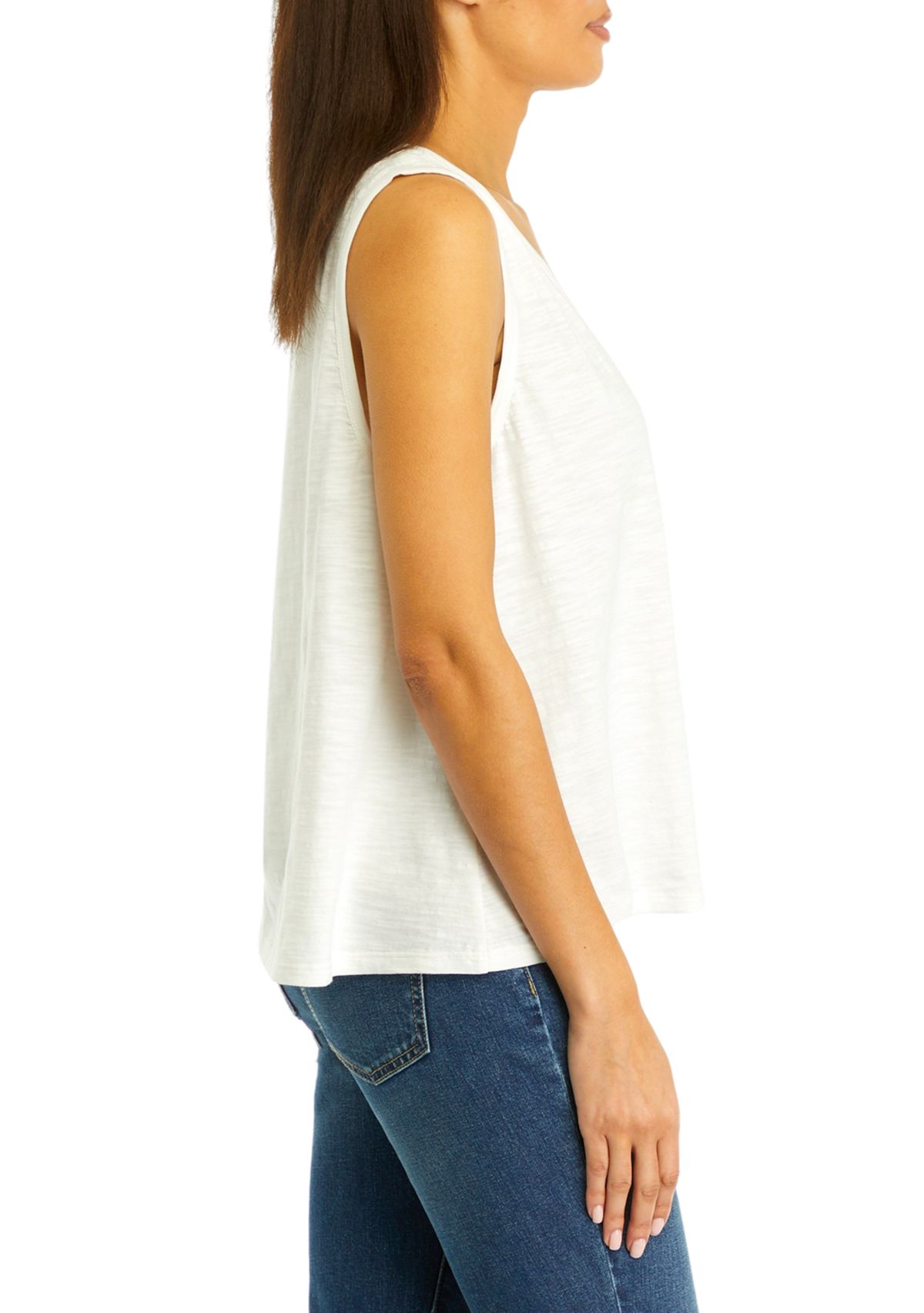 Womens Smocked Shoulder Top
