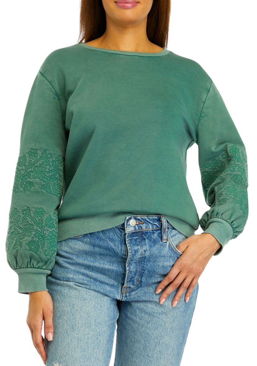 Womens Embroidered Sweatshirt