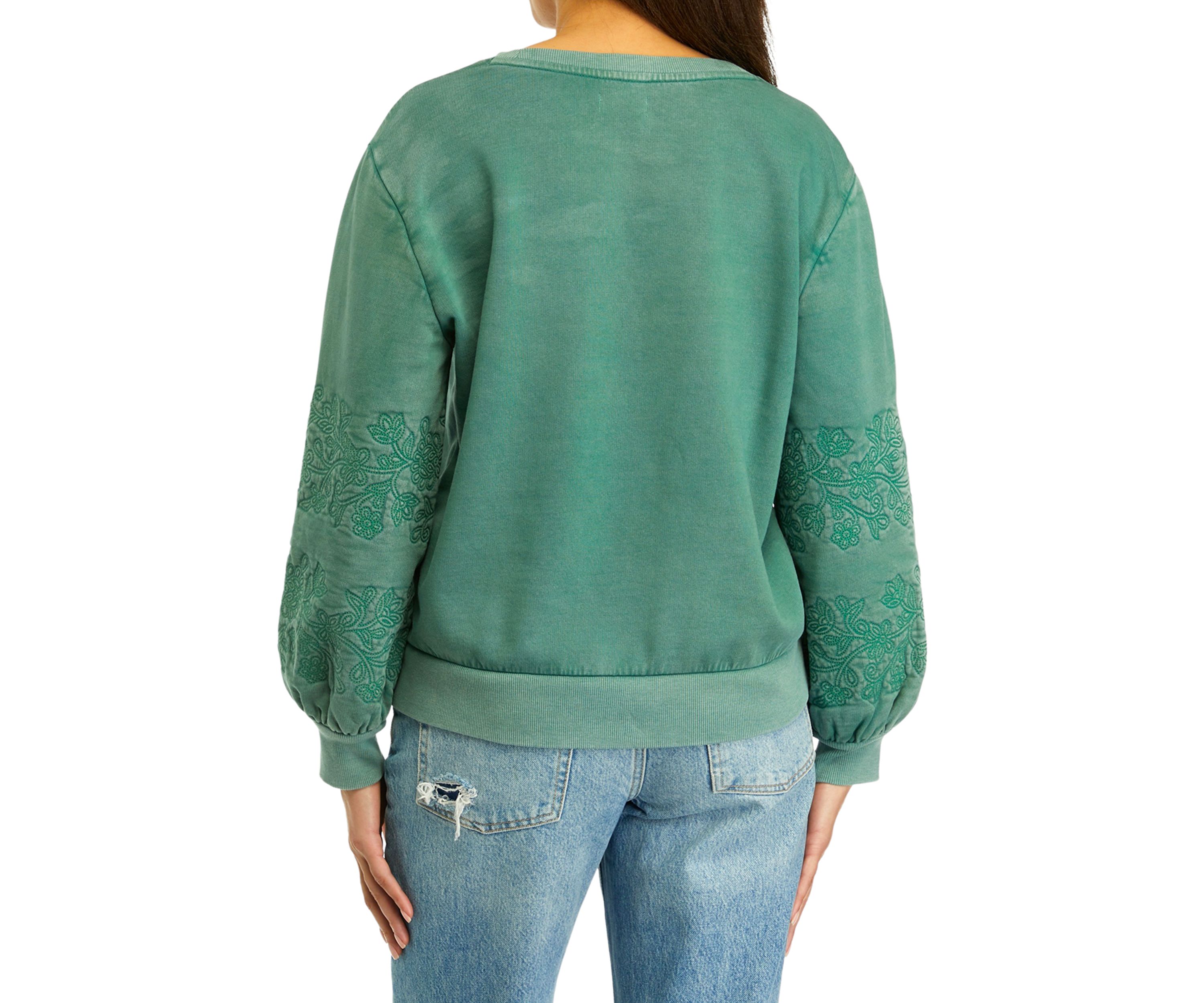 Womens Embroidered Sweatshirt