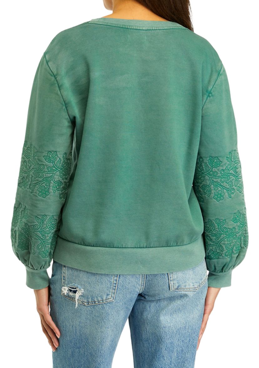 Womens Embroidered Sweatshirt
