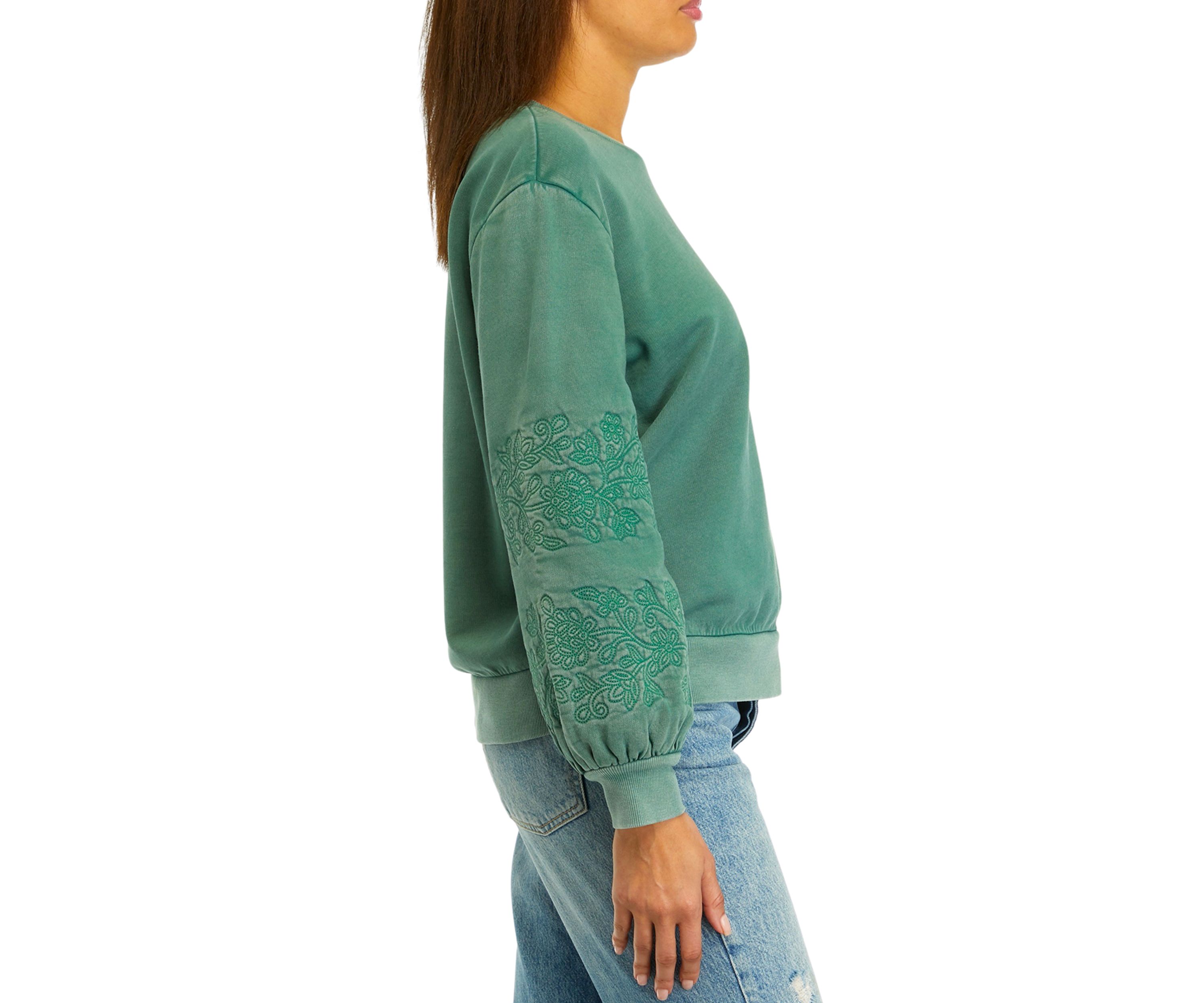 Womens Embroidered Sweatshirt