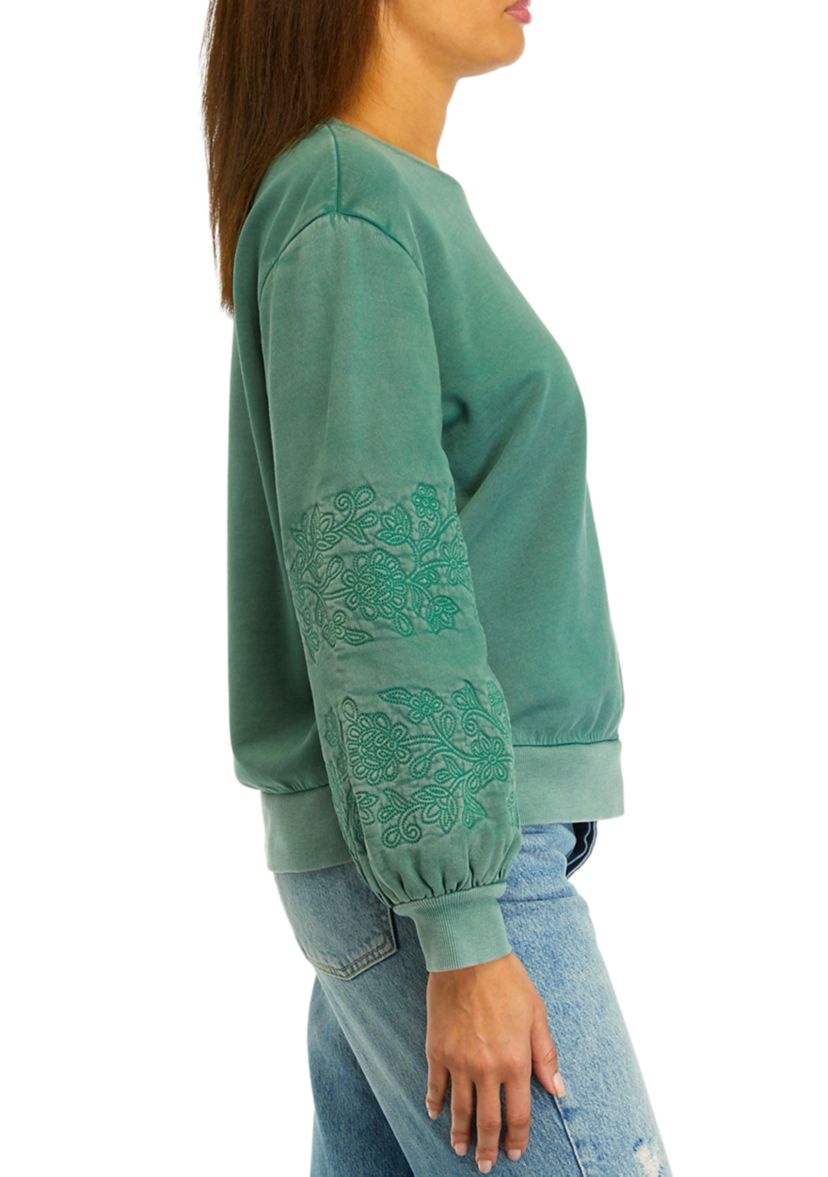 Womens Embroidered Sweatshirt